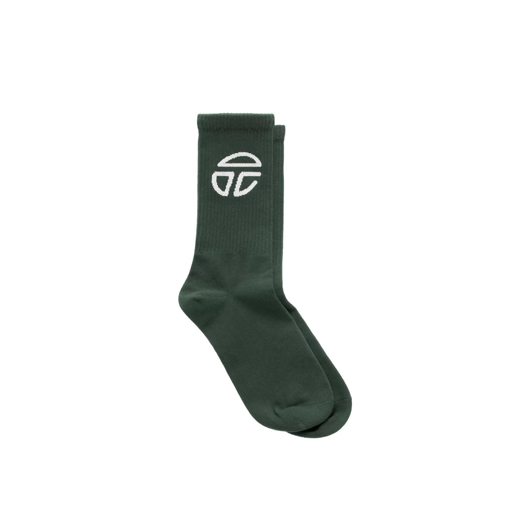 Athletic Logo Socks - Dark Olive^Telfar Hot