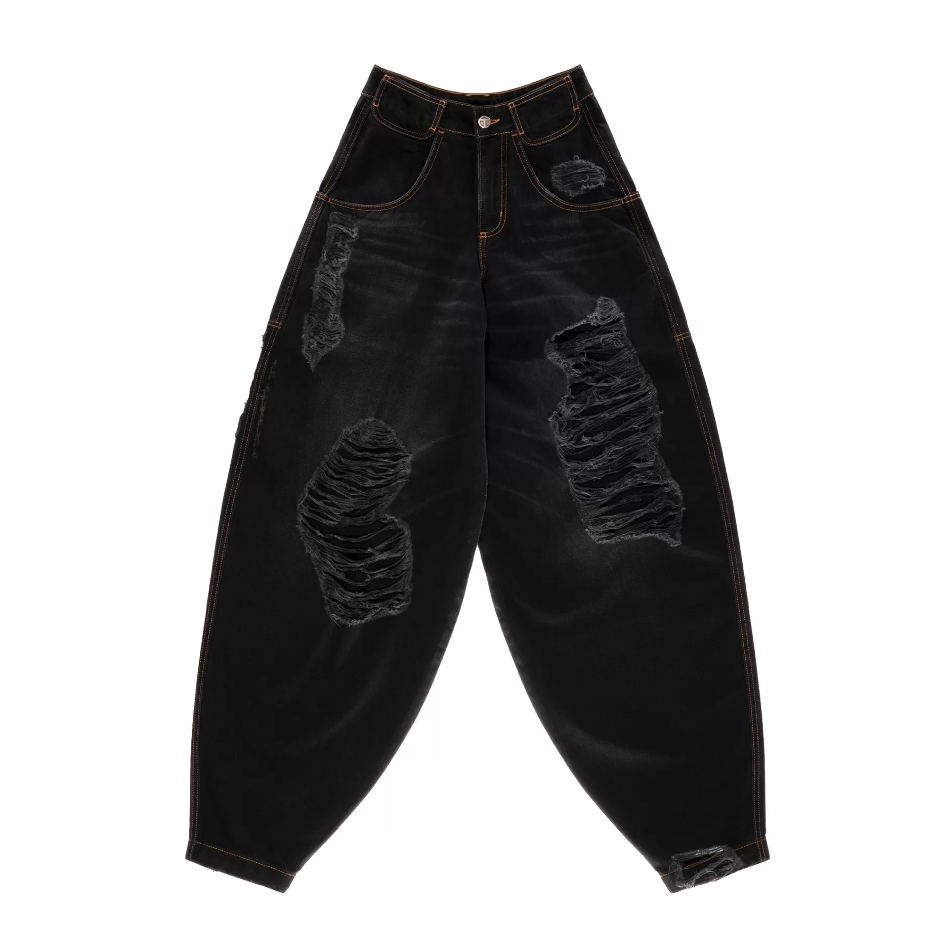 Baggy Jean - Distressed Black^Telfar Shop