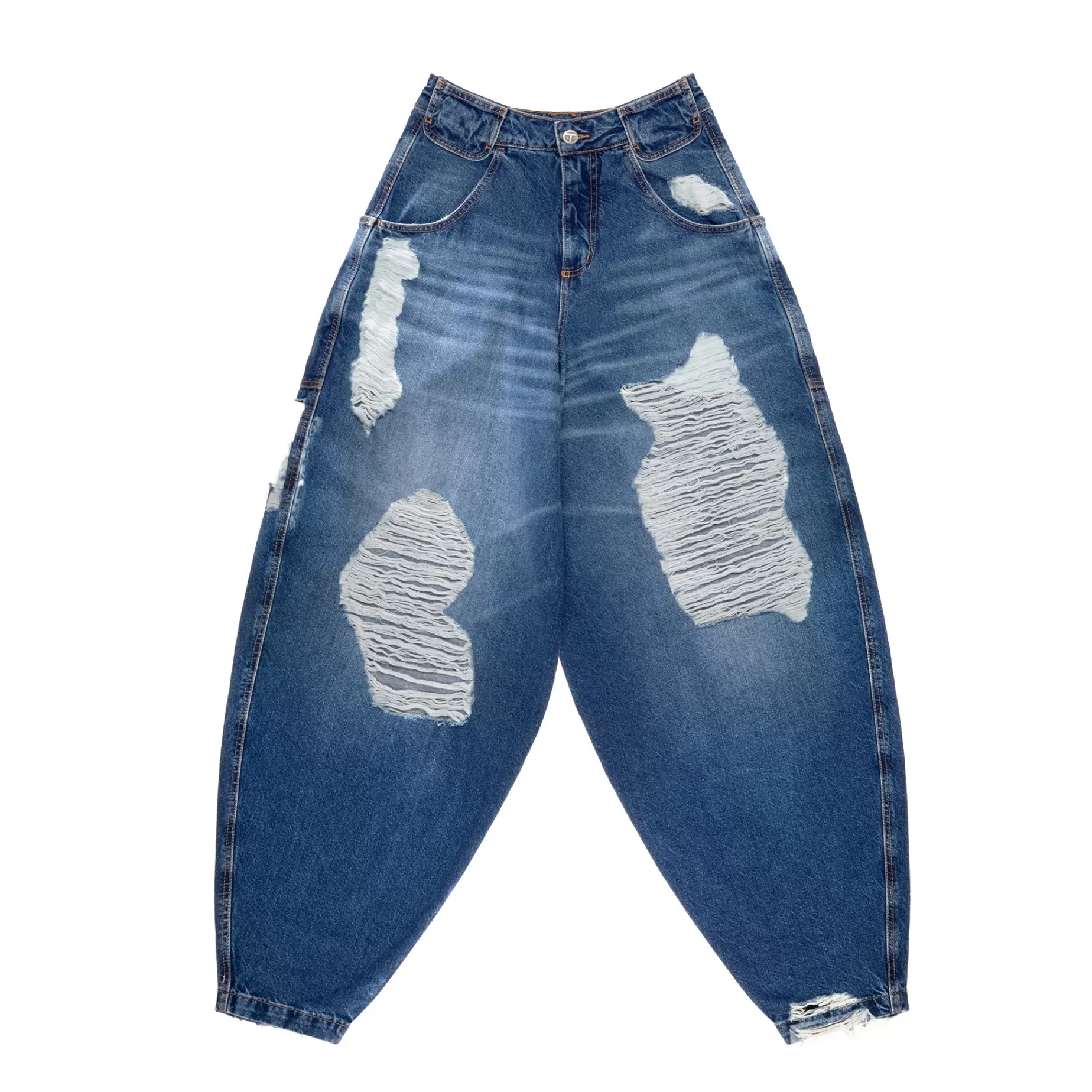 Baggy Jean - Distressed Blue^Telfar Cheap