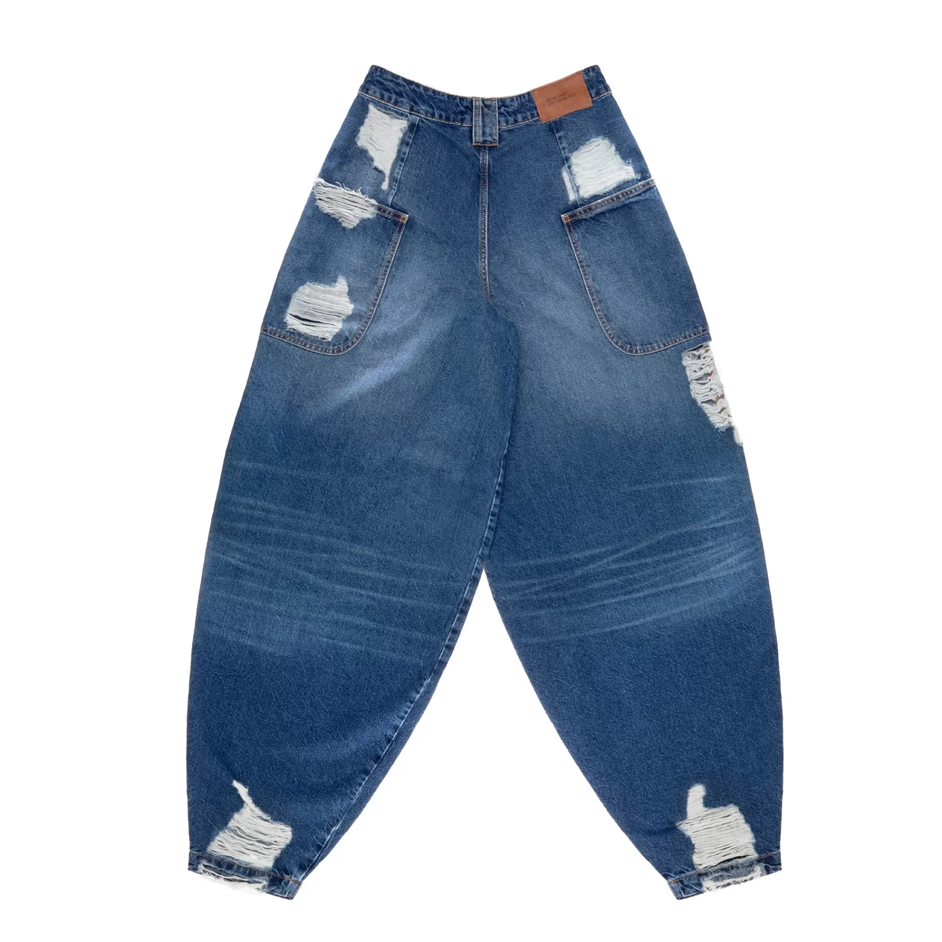 Baggy Jean - Distressed Blue^Telfar Cheap