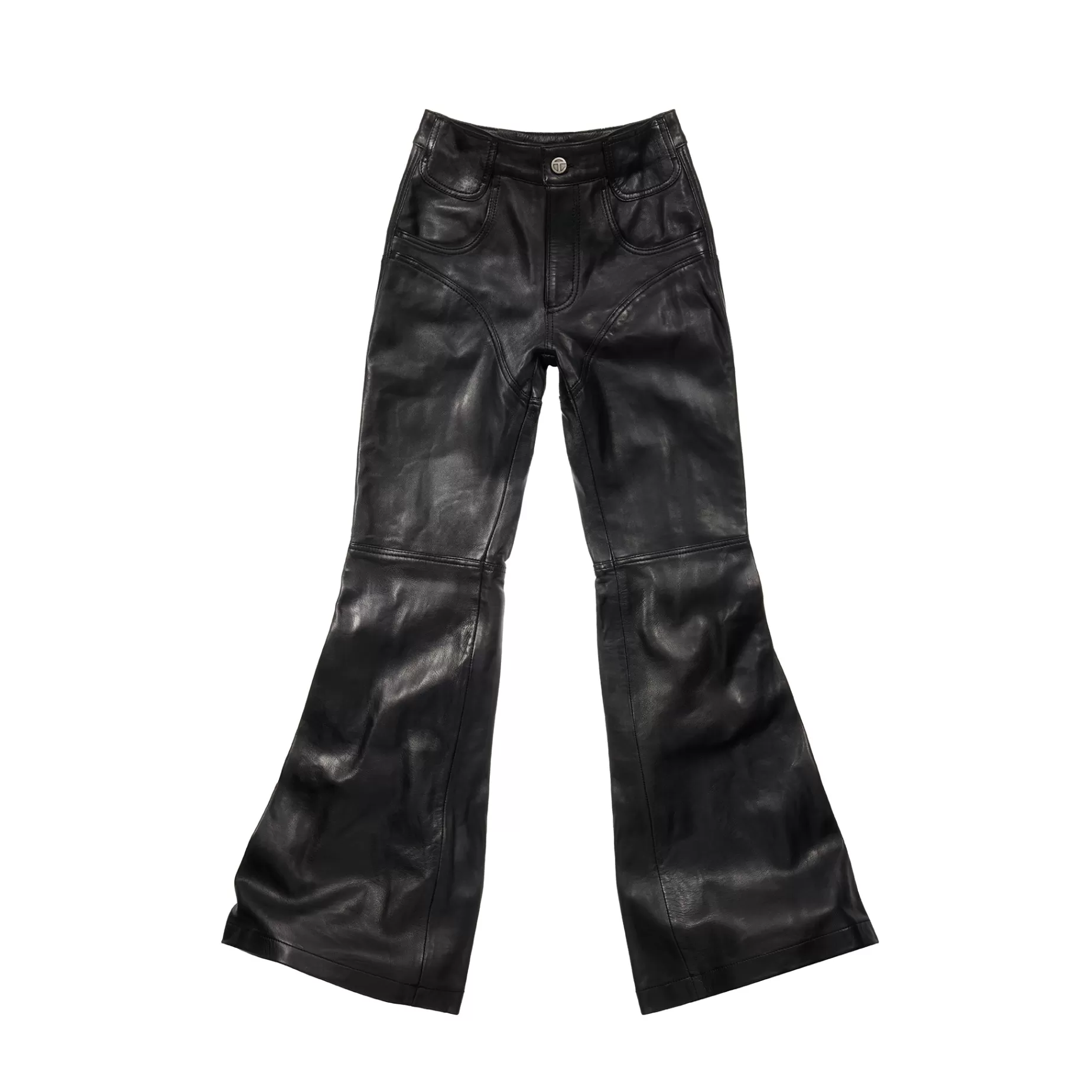 Bell Bottom Leather Pant - ^Telfar Clearance