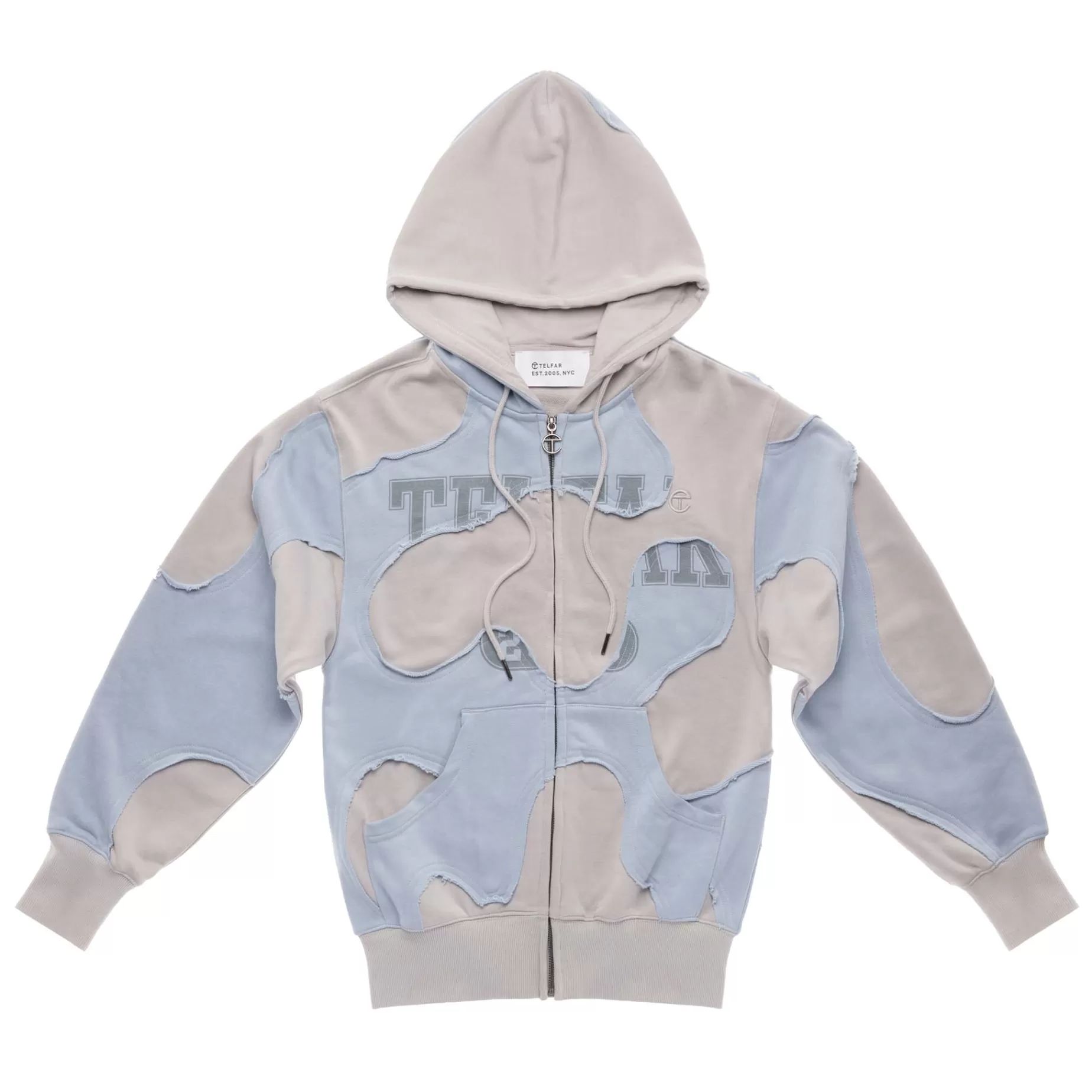 Camo Hoodie - Blue/Bone^Telfar Shop