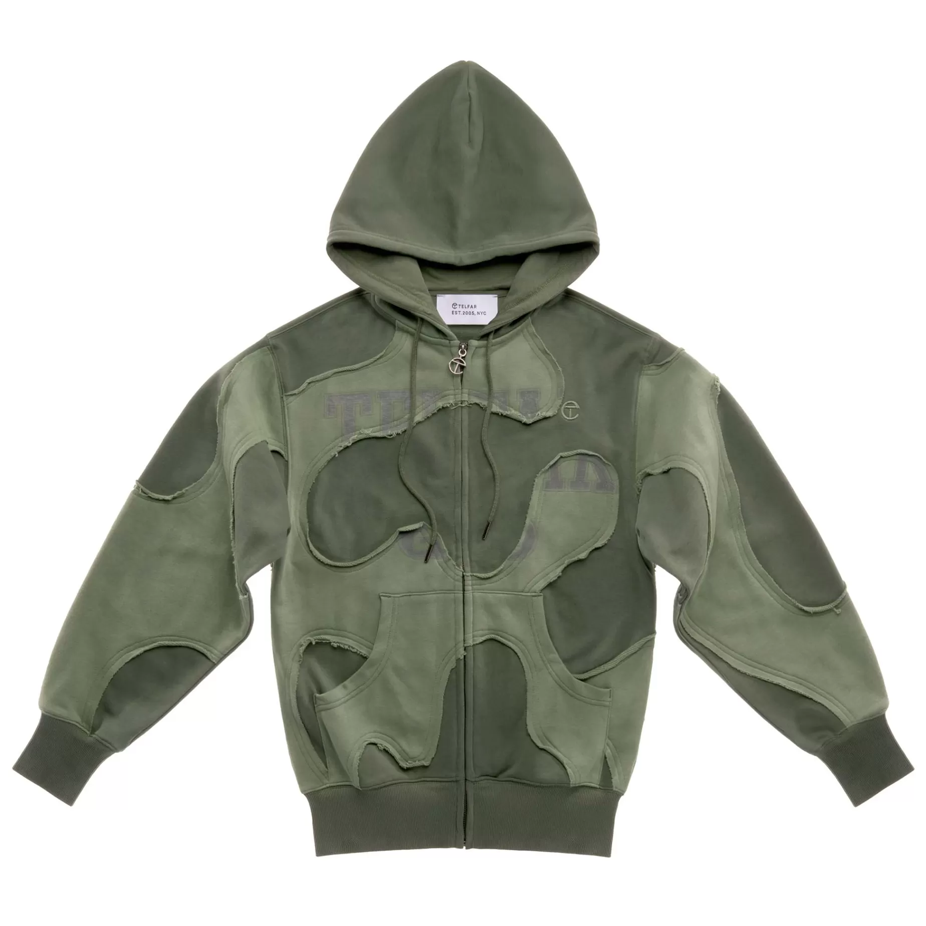 Camo Hoodie - Olive Drab^Telfar Online