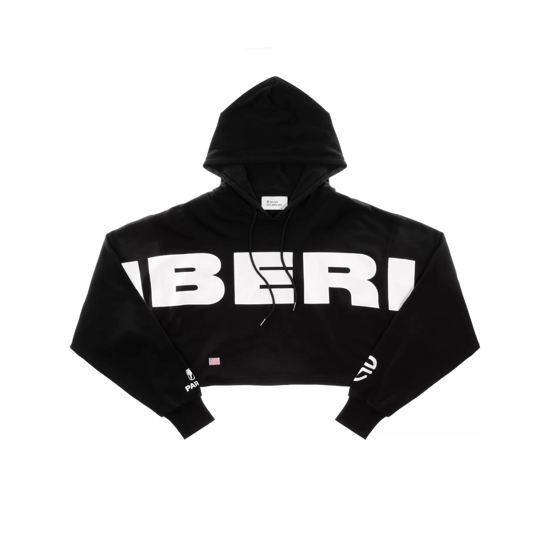 Crop Hoodie - Liberia ^Telfar Best Sale