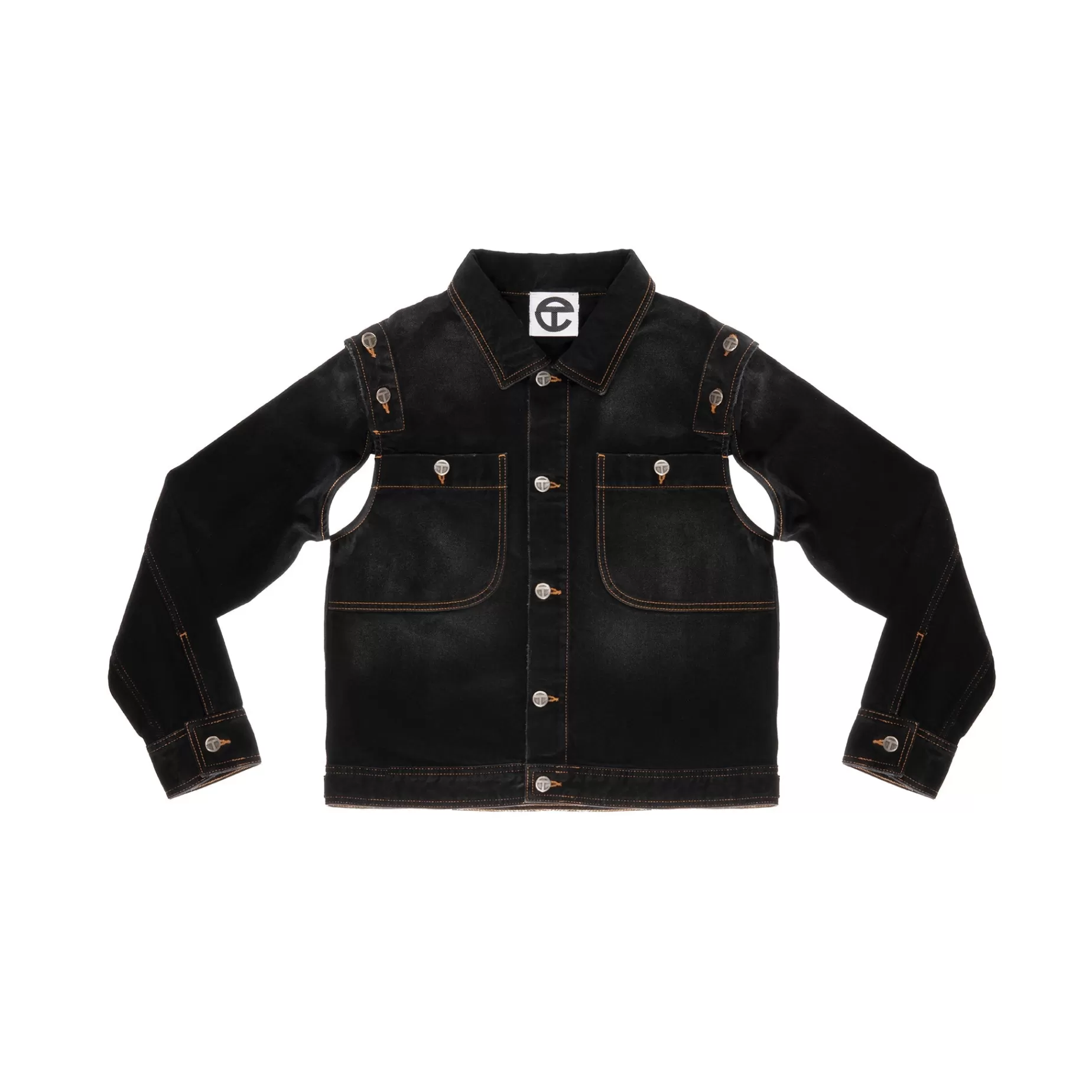 Detachable Jean Jacket - Black^Telfar Outlet