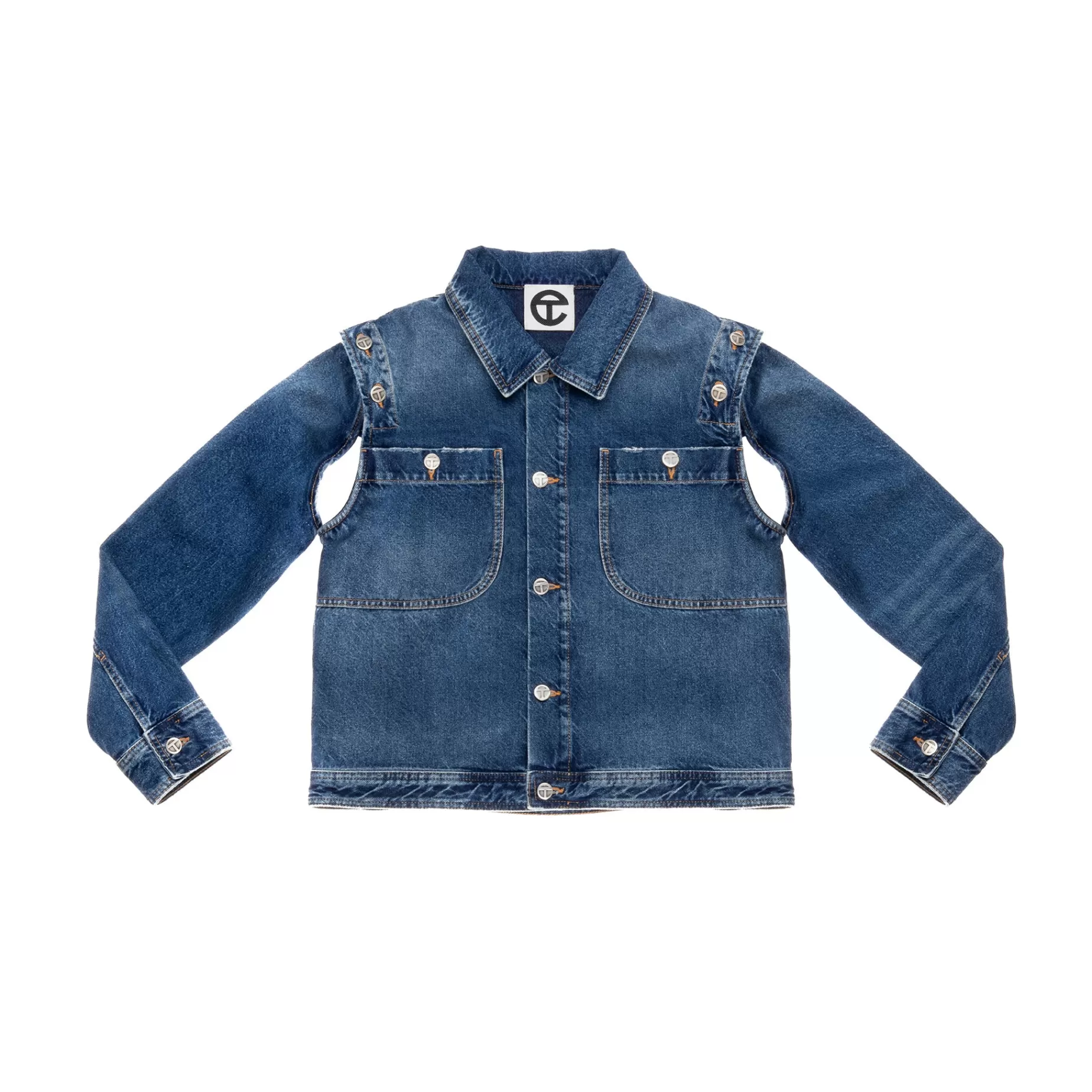 Detachable Jean Jacket - Blue^Telfar Clearance