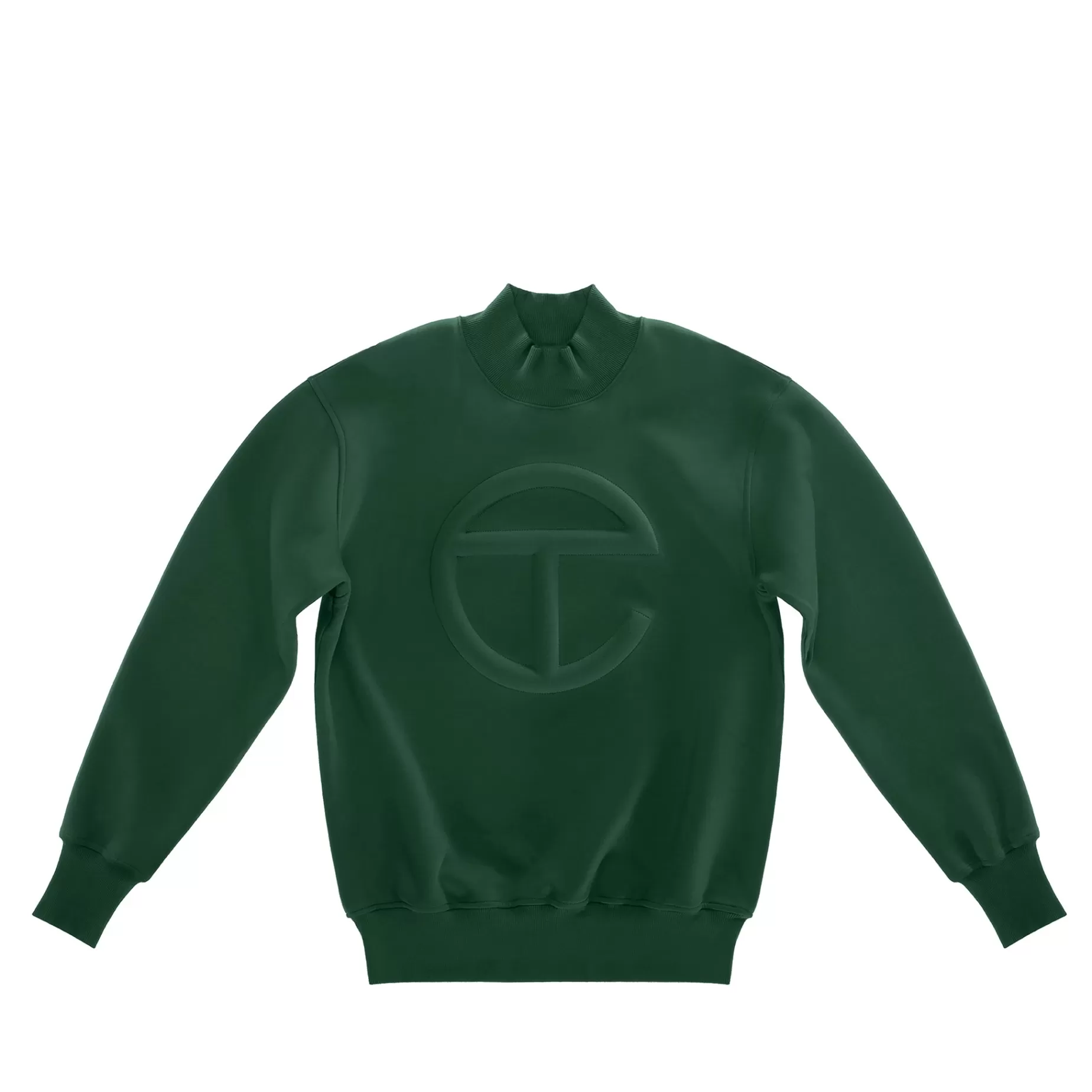 Embossed Mockneck - Dark Olive^Telfar Hot