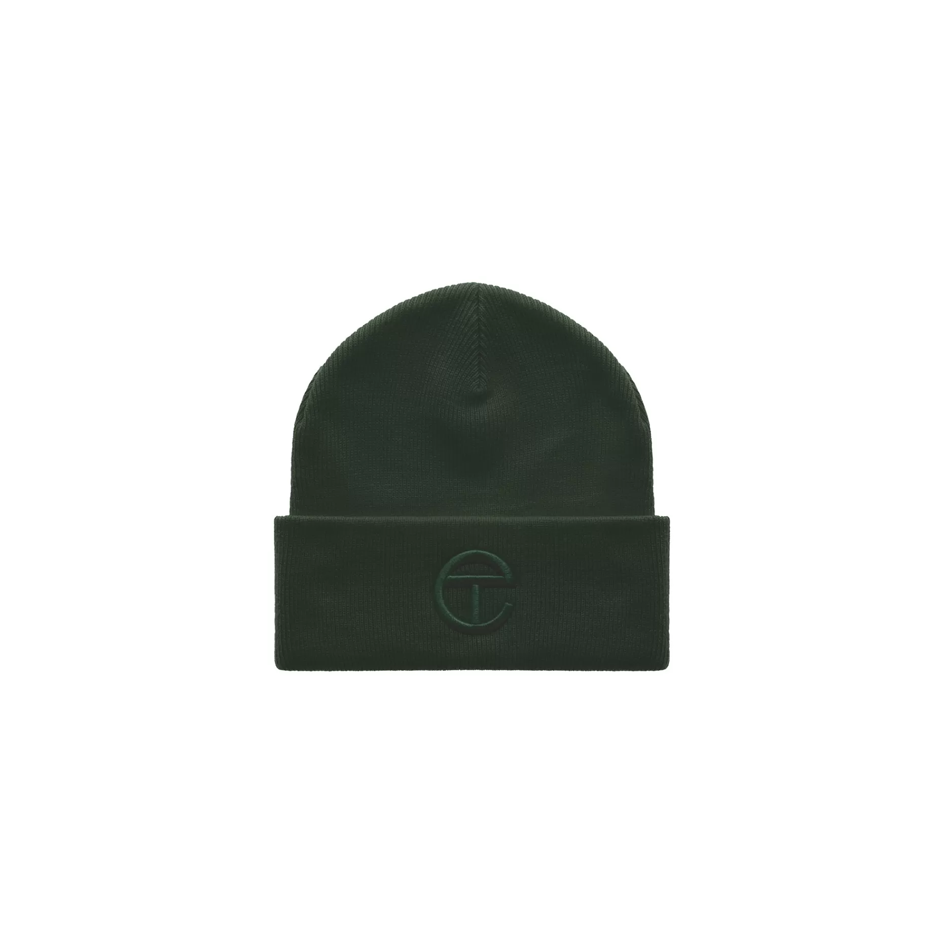 Embroidered Beanie - Dark Olive^Telfar Online