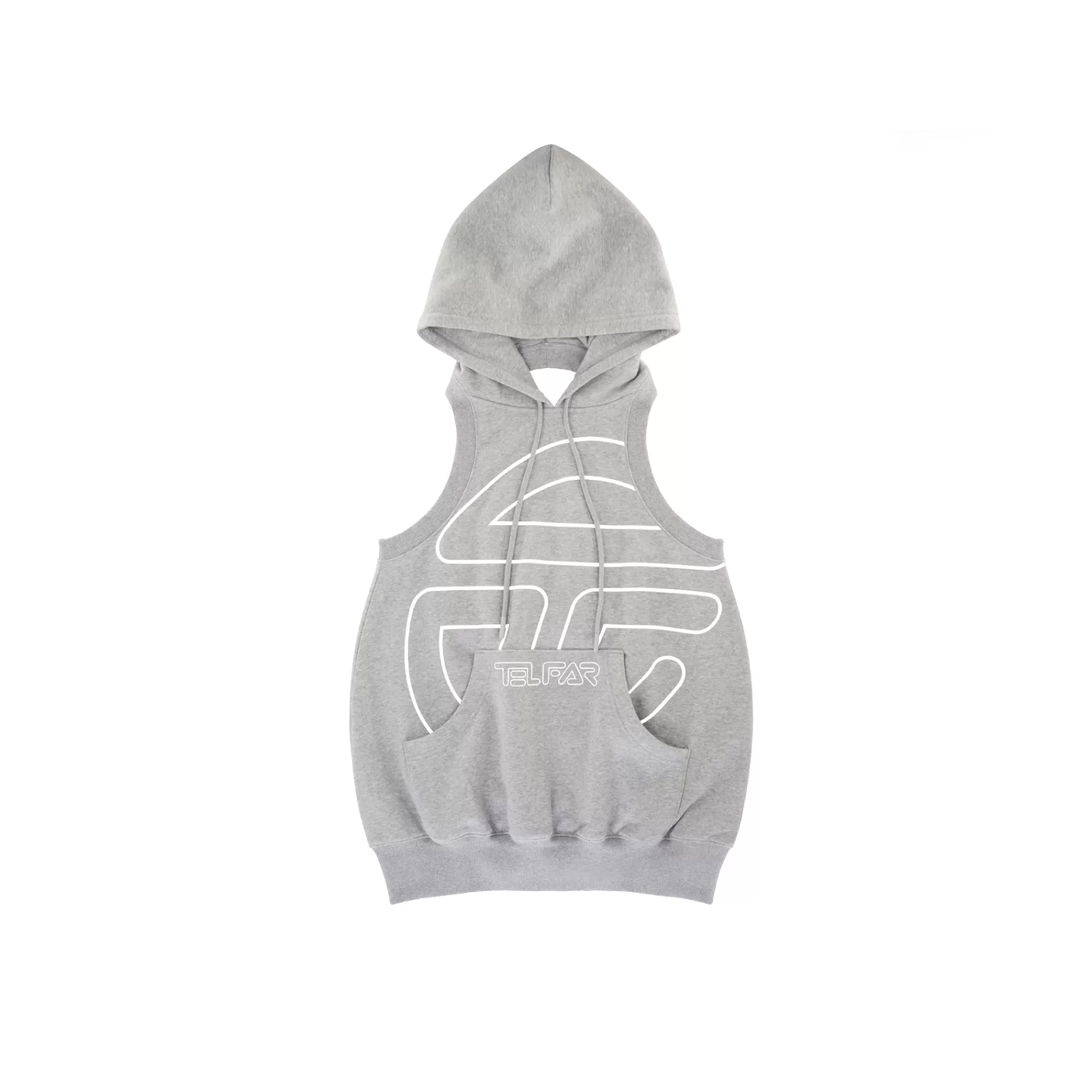 Halter Hoodie - Heather Grey^Telfar Flash Sale