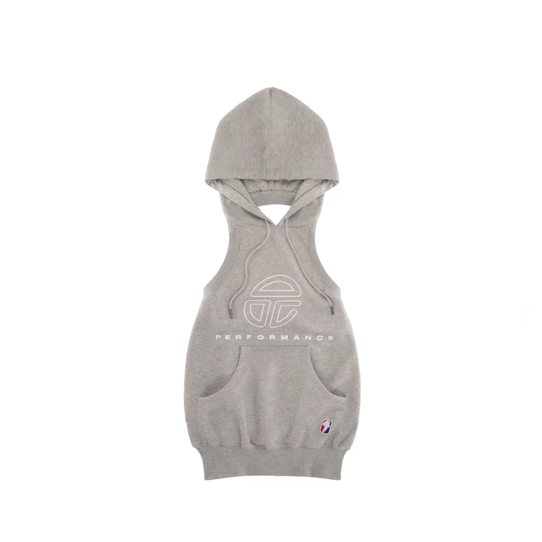 Halter Hoodie - Heather Grey^Telfar Shop