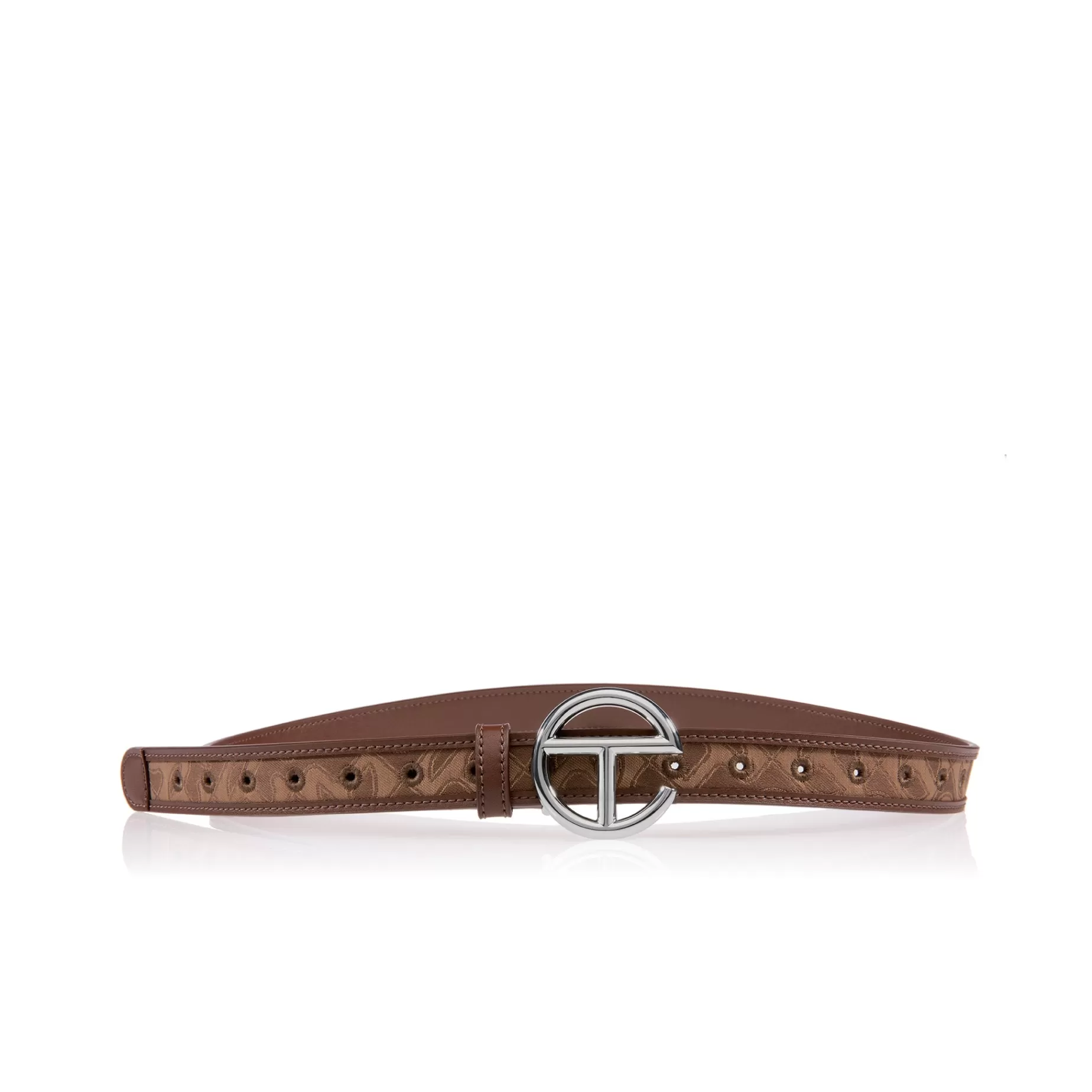 Jacquard Logo Belt - Chocolate Monogram^Telfar Cheap