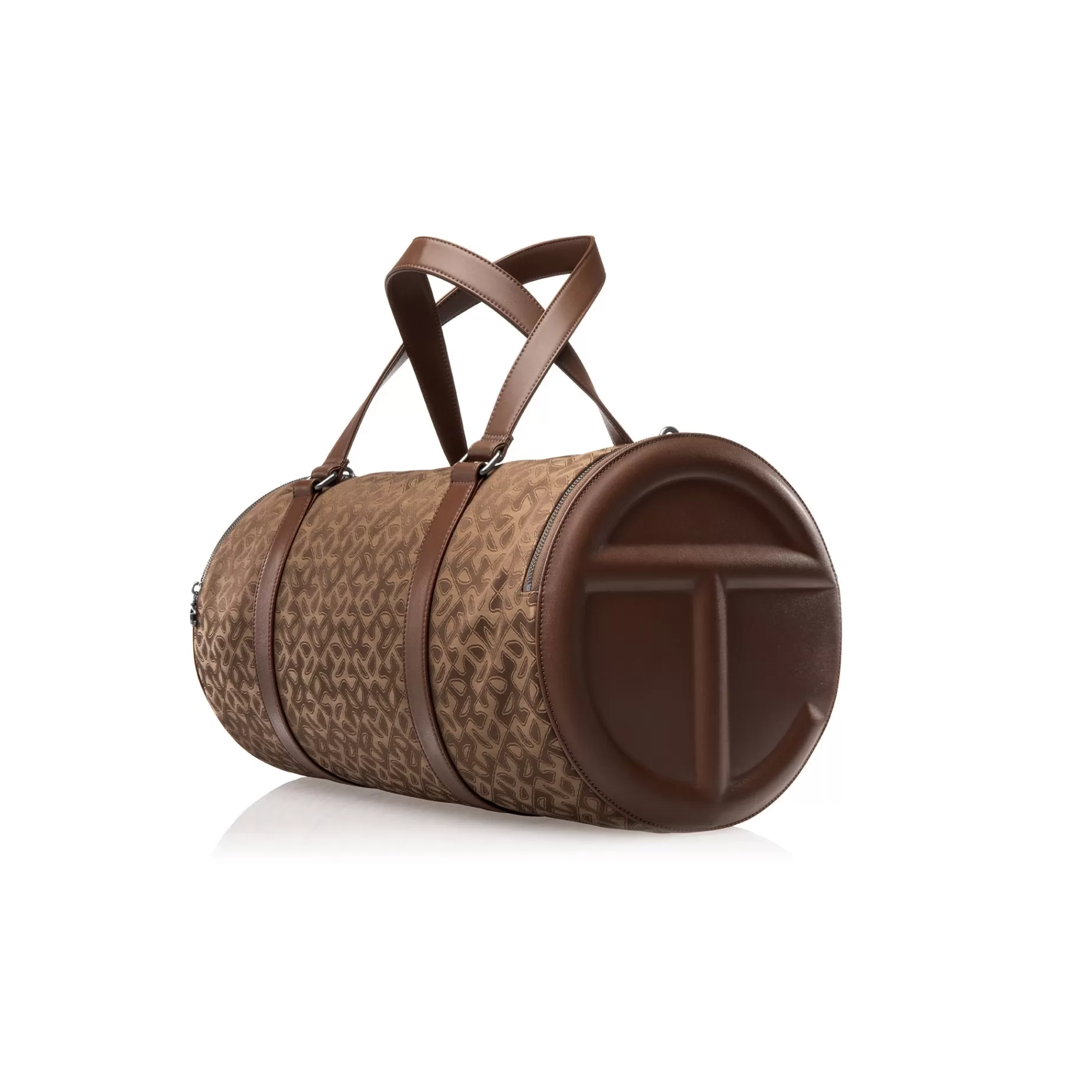 Large Jacquard Duffle - Chocolate Monogram^Telfar Flash Sale