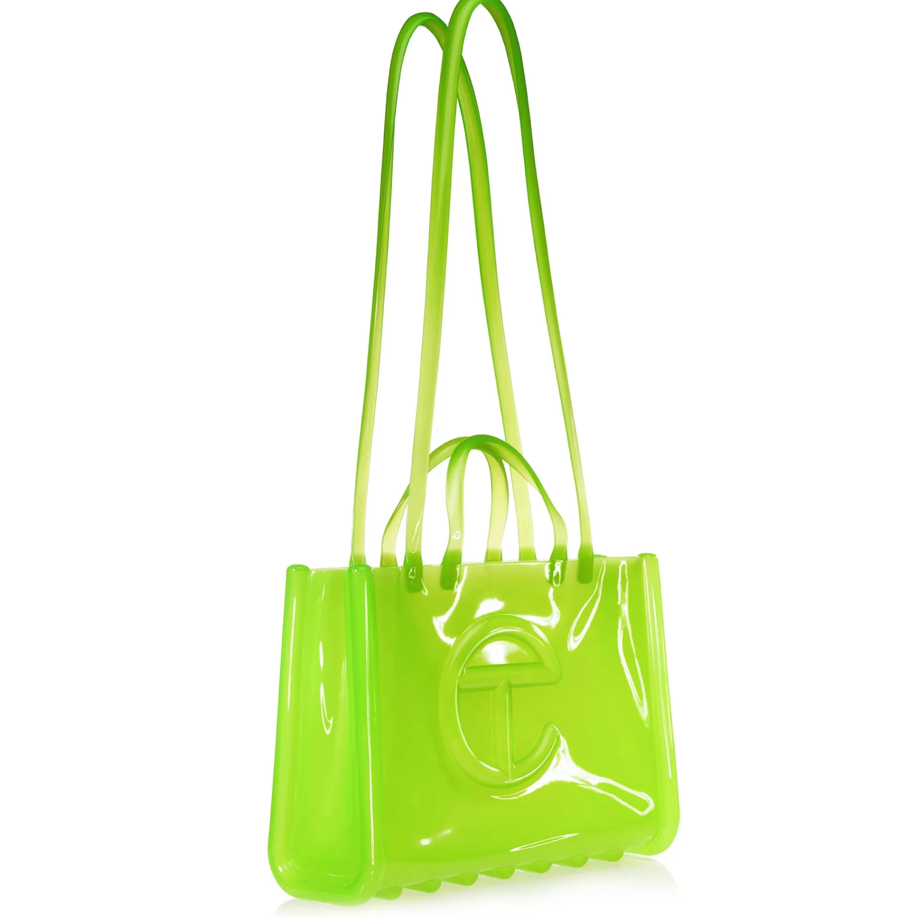 Large Jelly Shopper - Green^Telfar Best