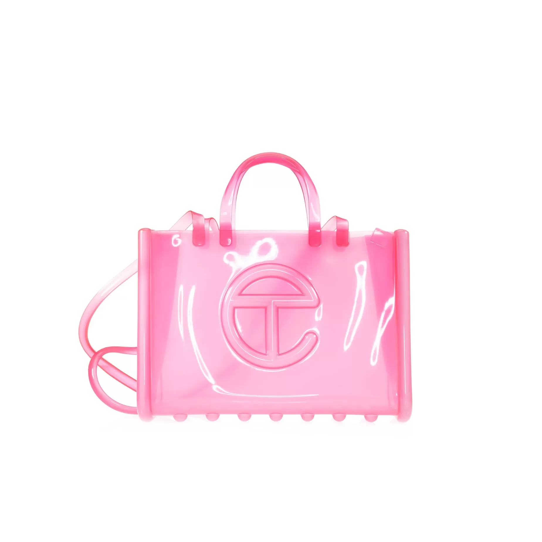 Large Jelly Shopper - Pink^Telfar Clearance