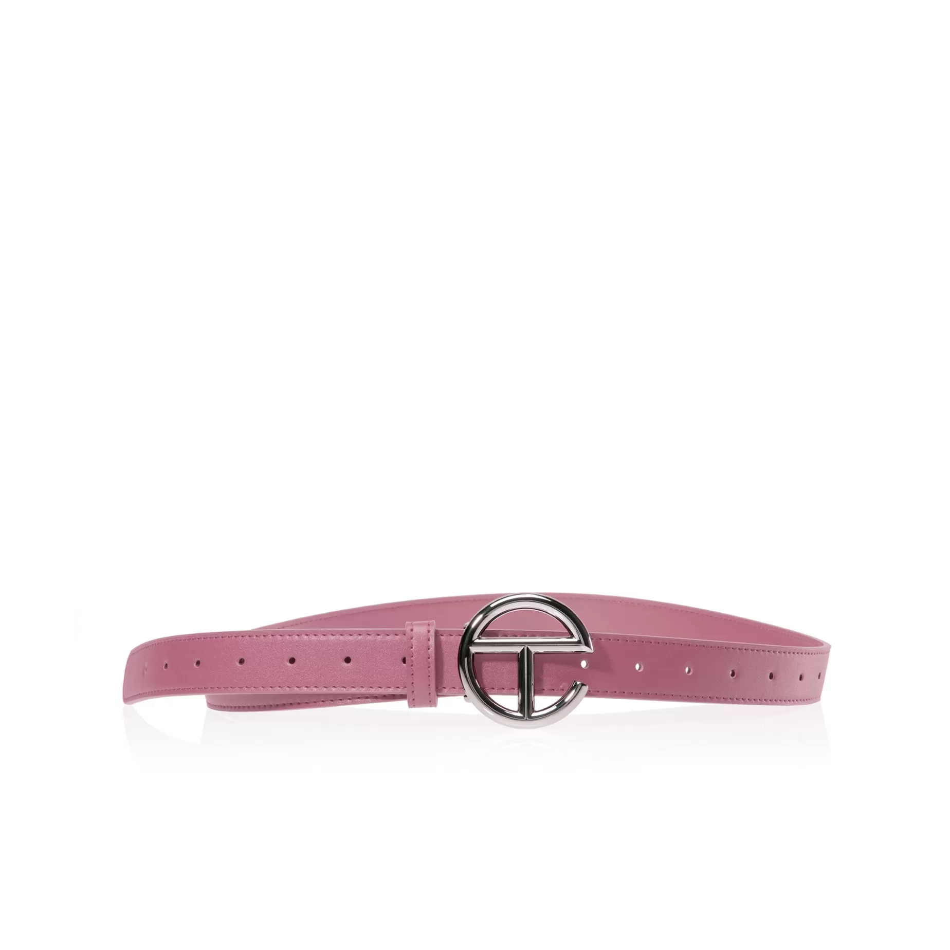Logo Belt - Silver/Corned Beef^Telfar Store