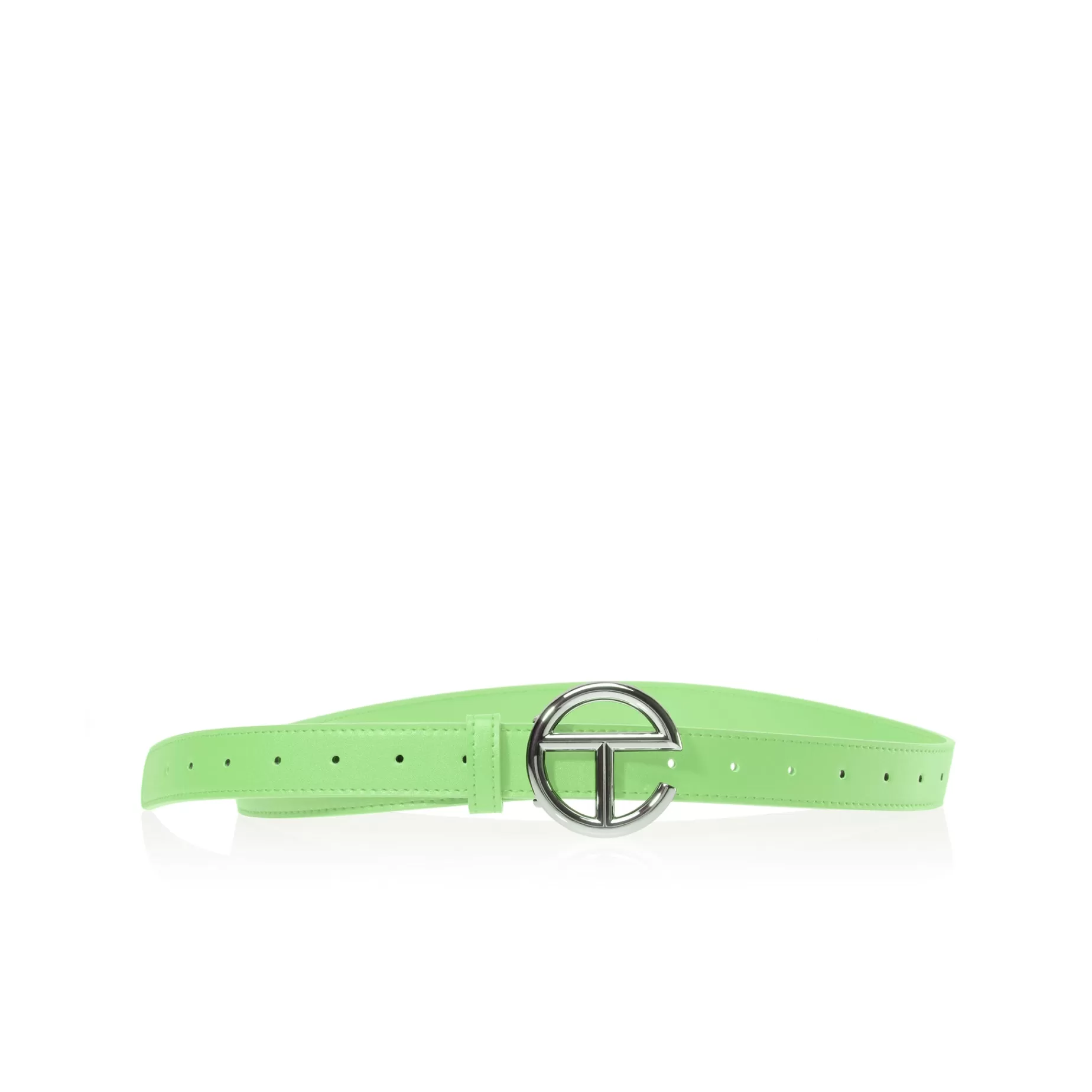 Logo Belt - Silver/Double Mint^Telfar Shop