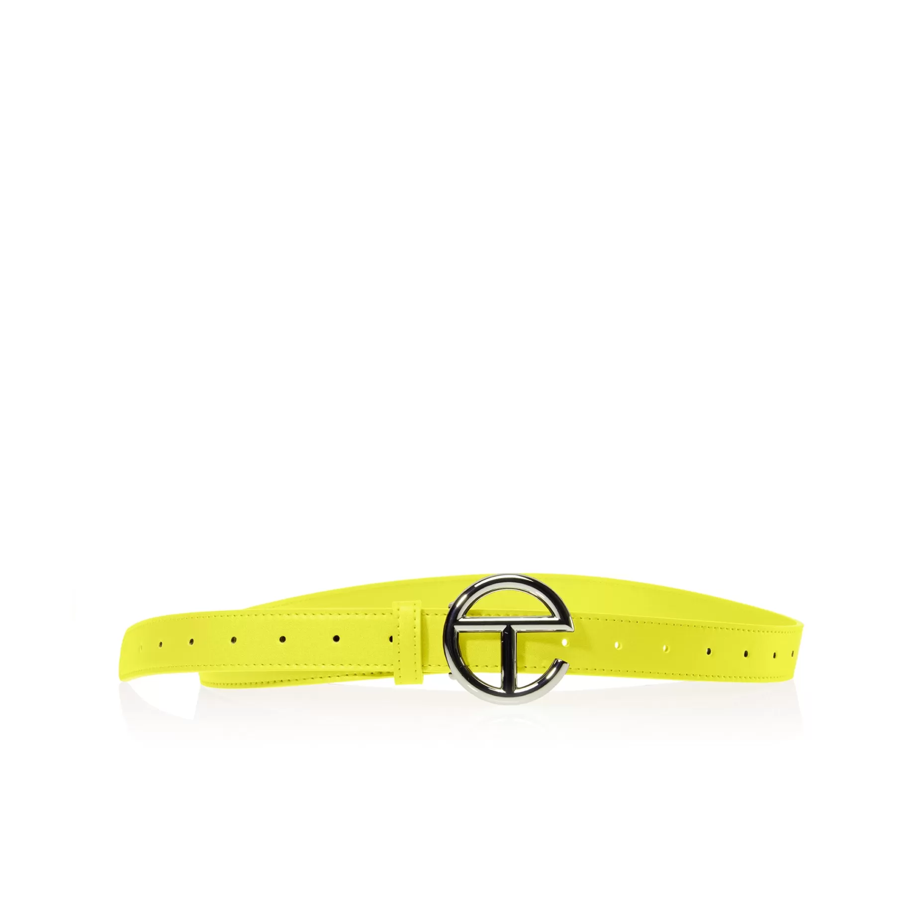 Logo Belt - Silver/Highlighter Yellow^Telfar Sale