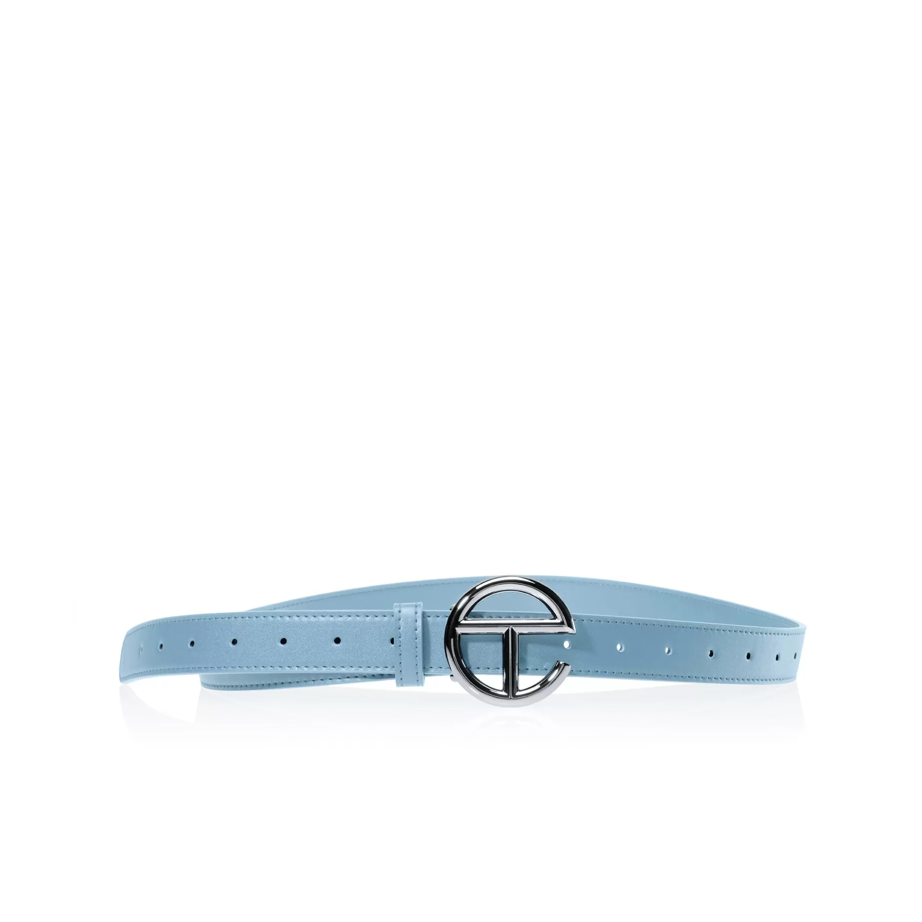 Logo Belt - Silver/Pool Blue^Telfar Best Sale