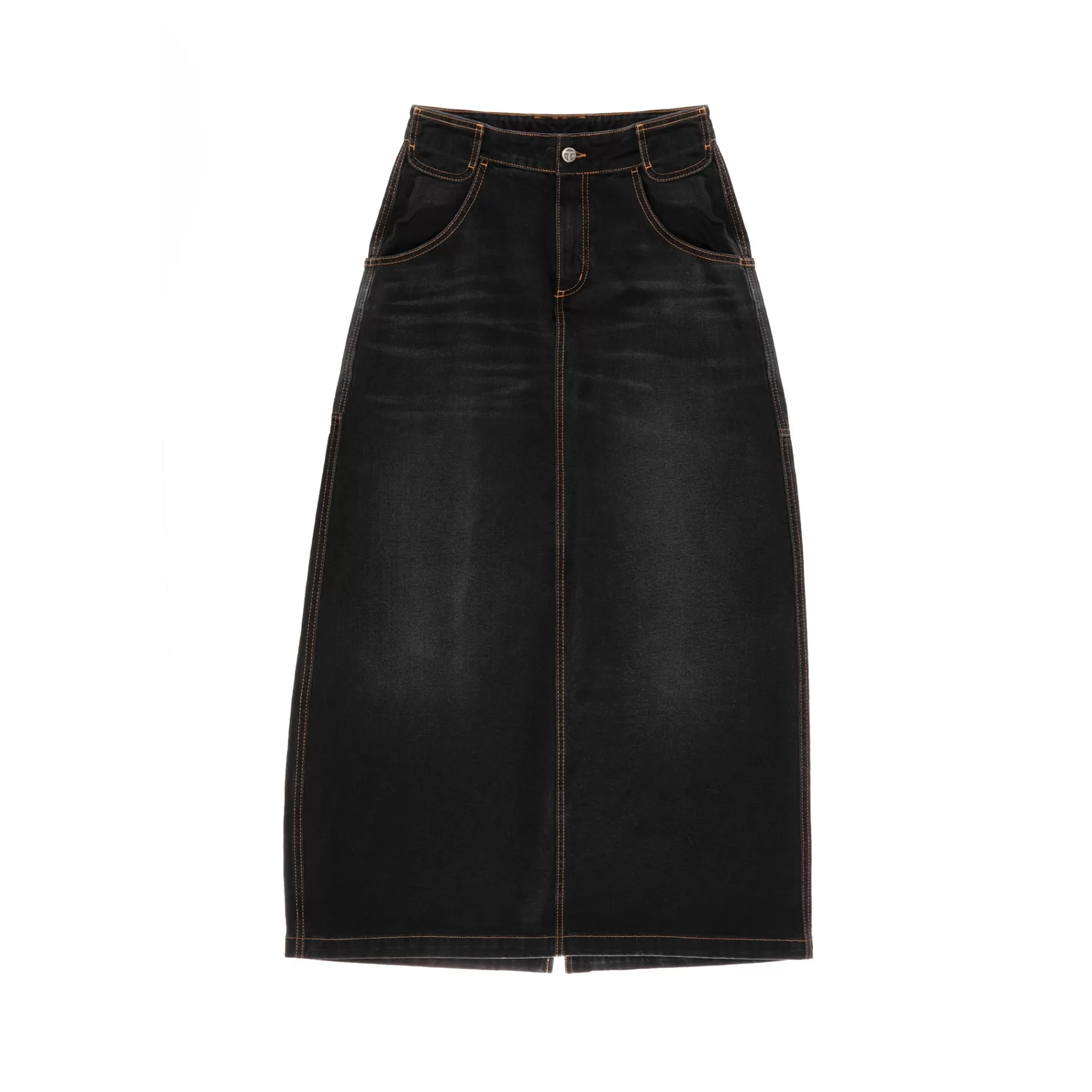 Long Jean Skirt - Black^Telfar Discount