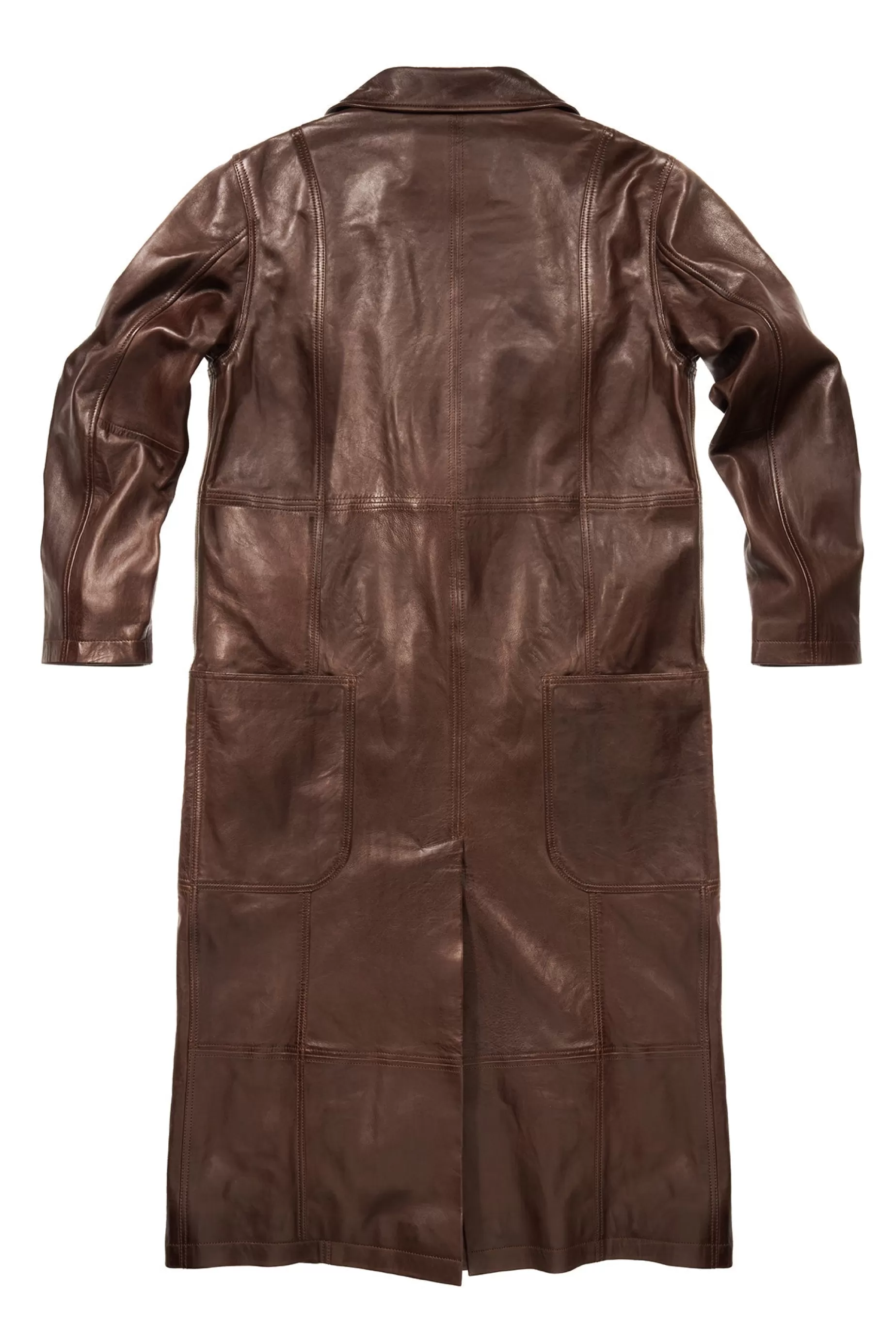 Long Leather Trench - ^Telfar Sale