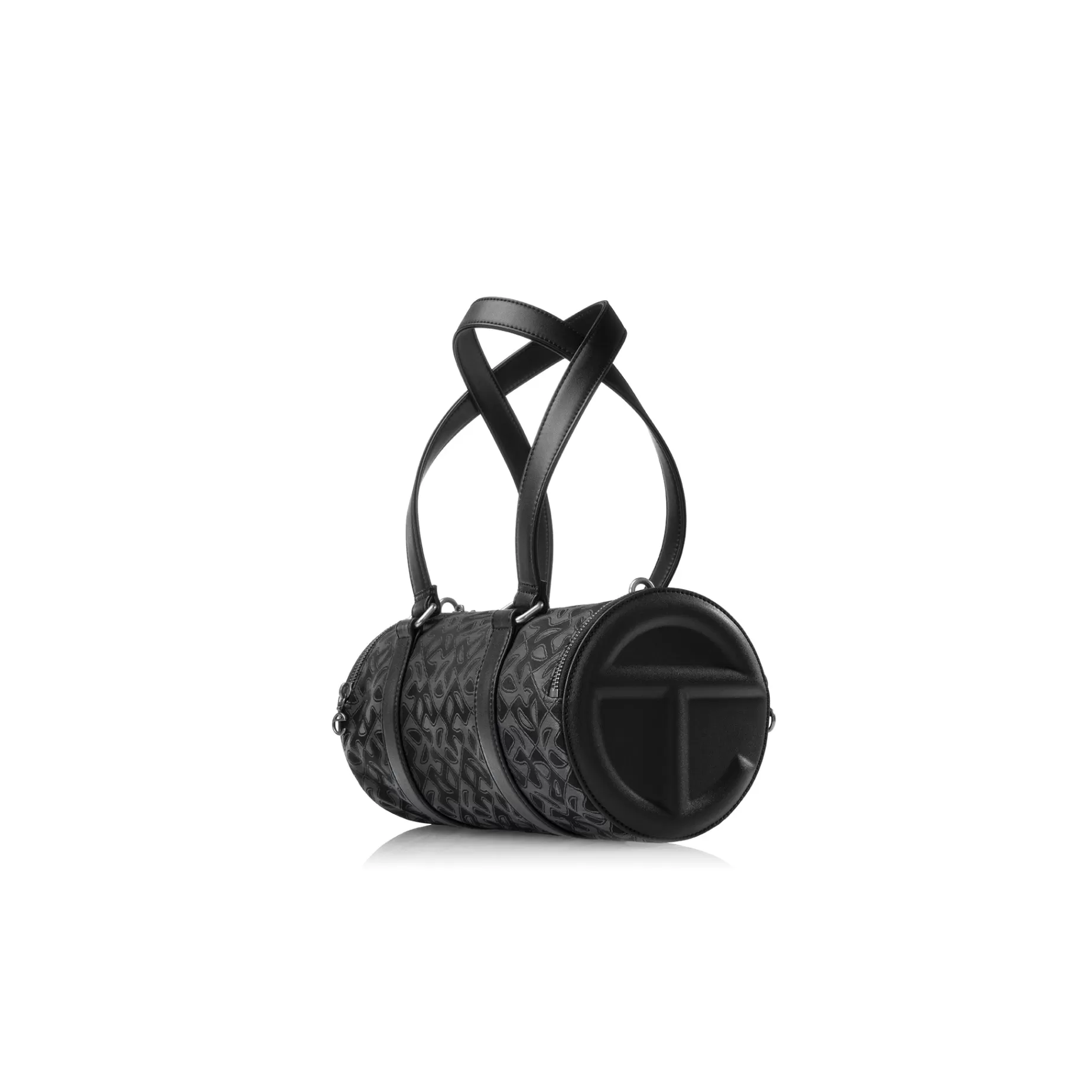 Medium Jacquard Duffle - Black Monogram^Telfar Best