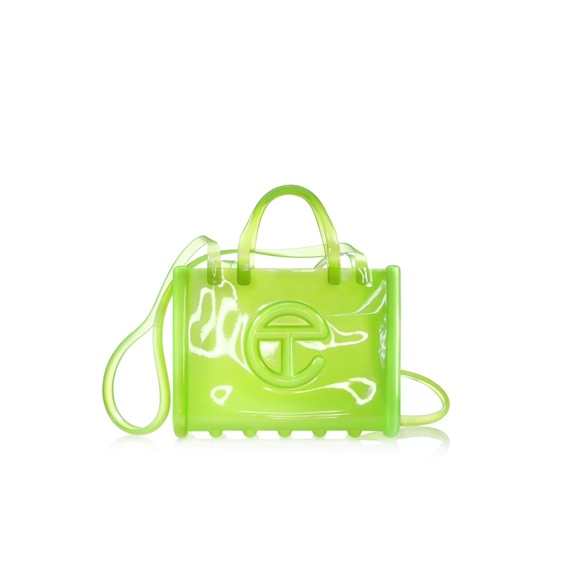 Medium Jelly Shopper - Green^Telfar Discount