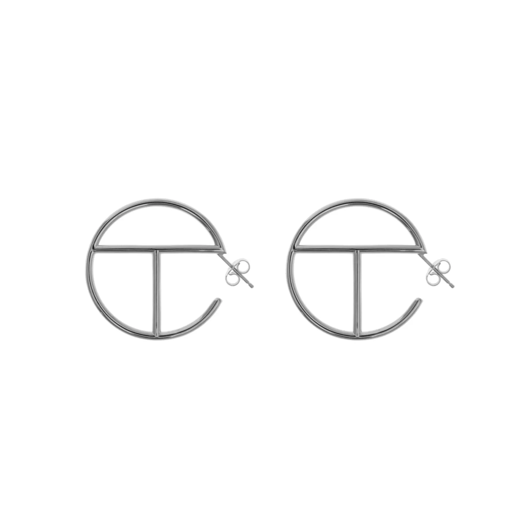 Medium Logo Hoop Earring - ^Telfar Store