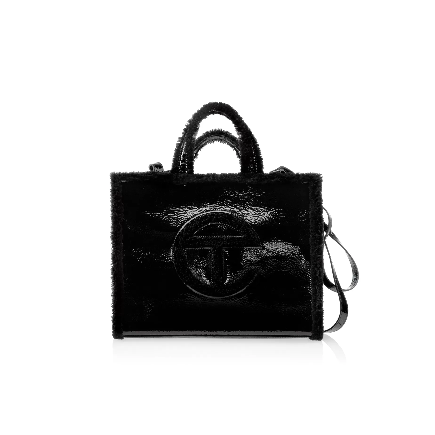 Medium Shopper Crinkle - Black^Telfar Sale