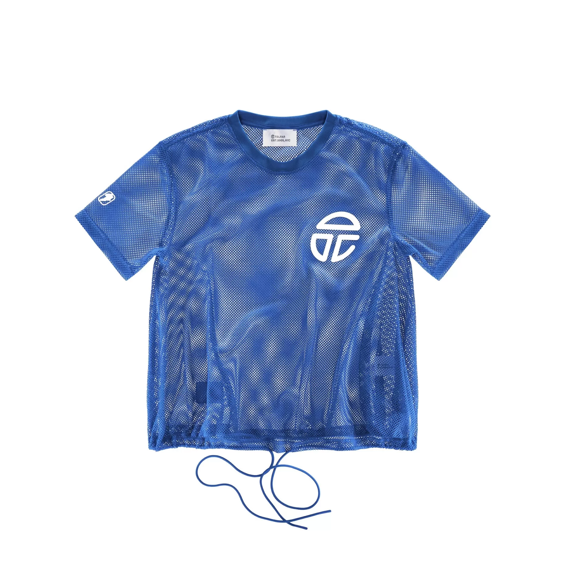 Mesh Drawstring T - Royal Blue^Telfar Outlet