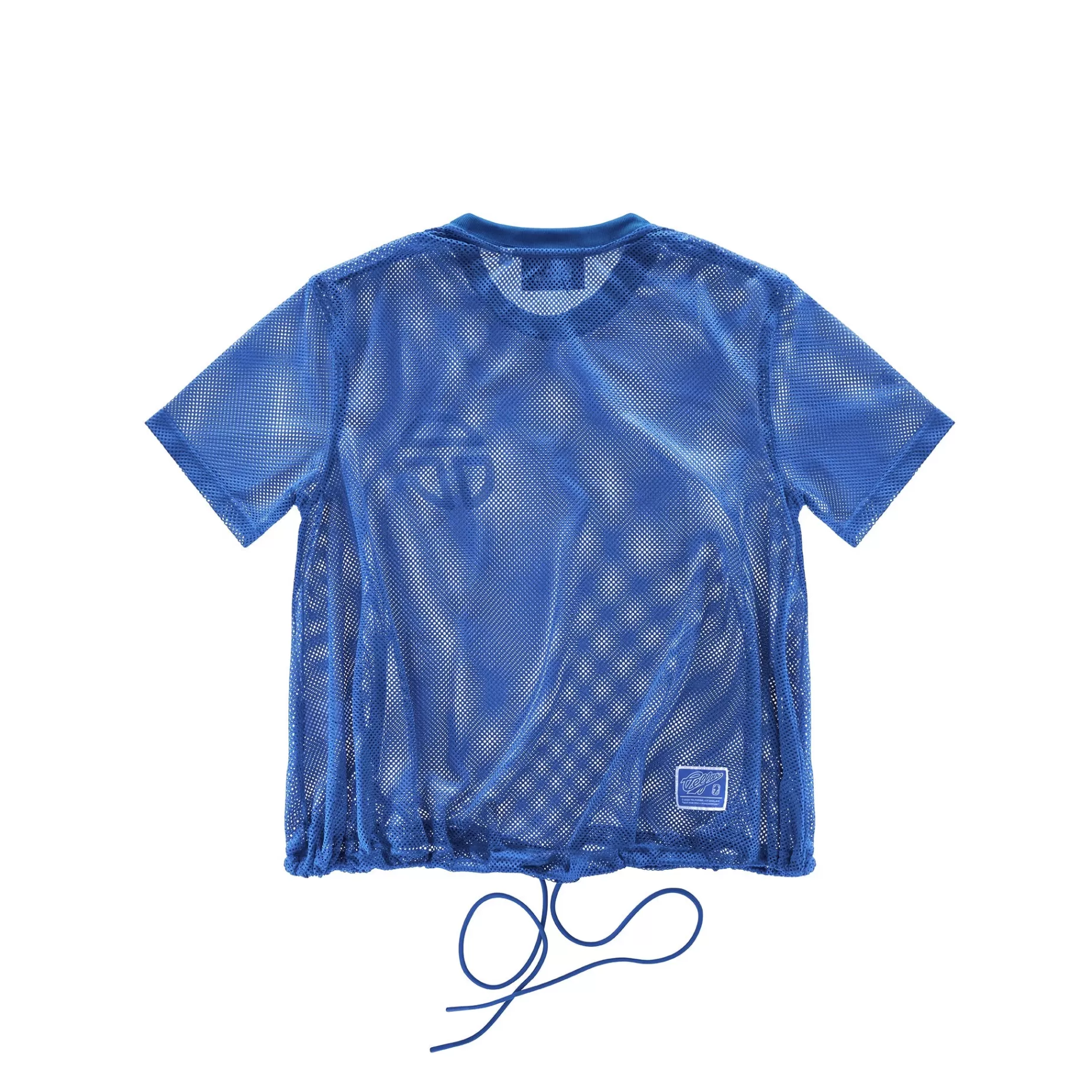 Mesh Drawstring T - Royal Blue^Telfar Outlet