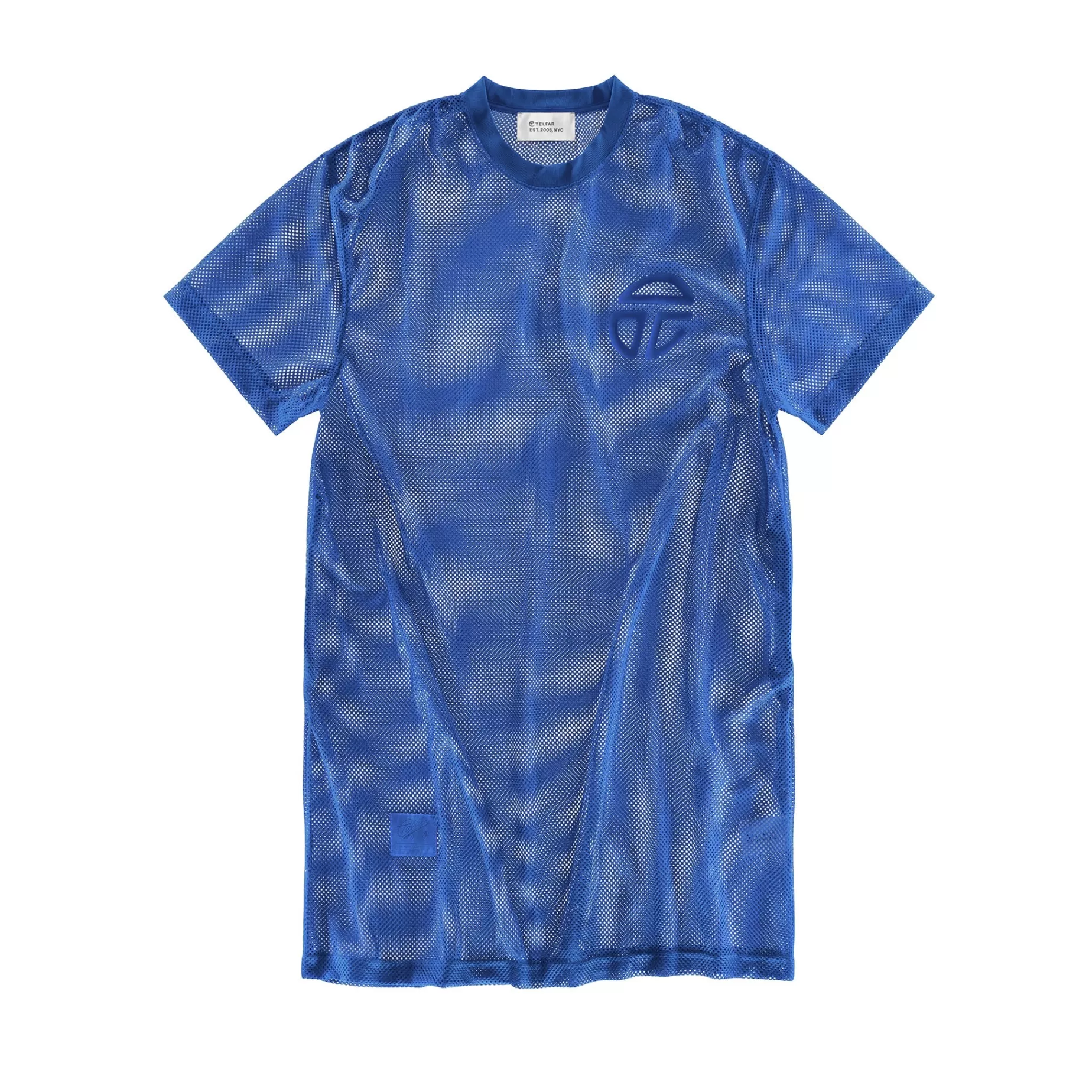 Mesh Tall T - Royal Blue^Telfar Shop