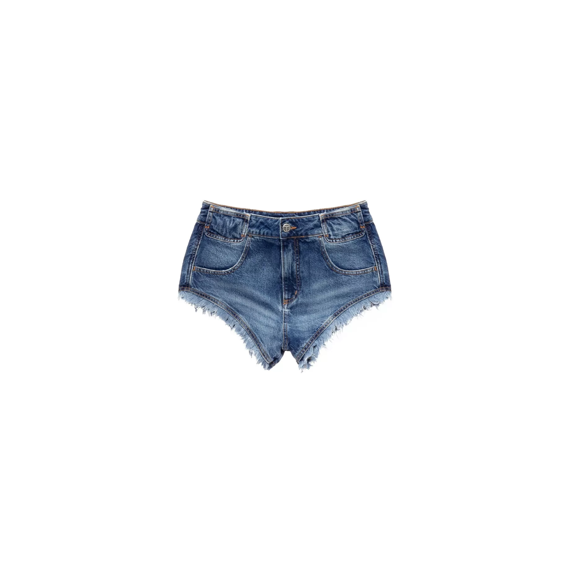 Poom Poom Jean Short - Blue^Telfar Store