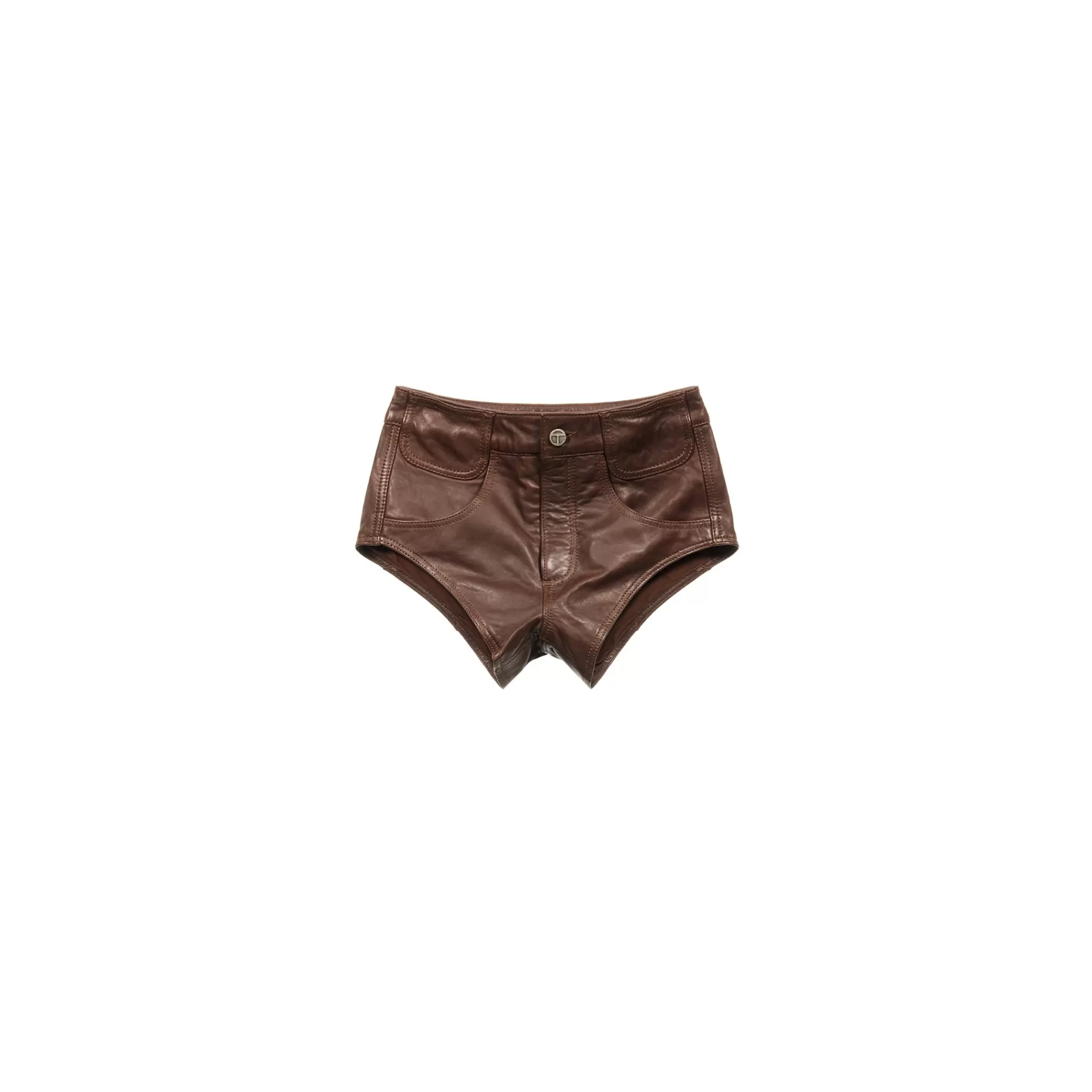 Poom Poom Leather Shorts - ^Telfar Outlet