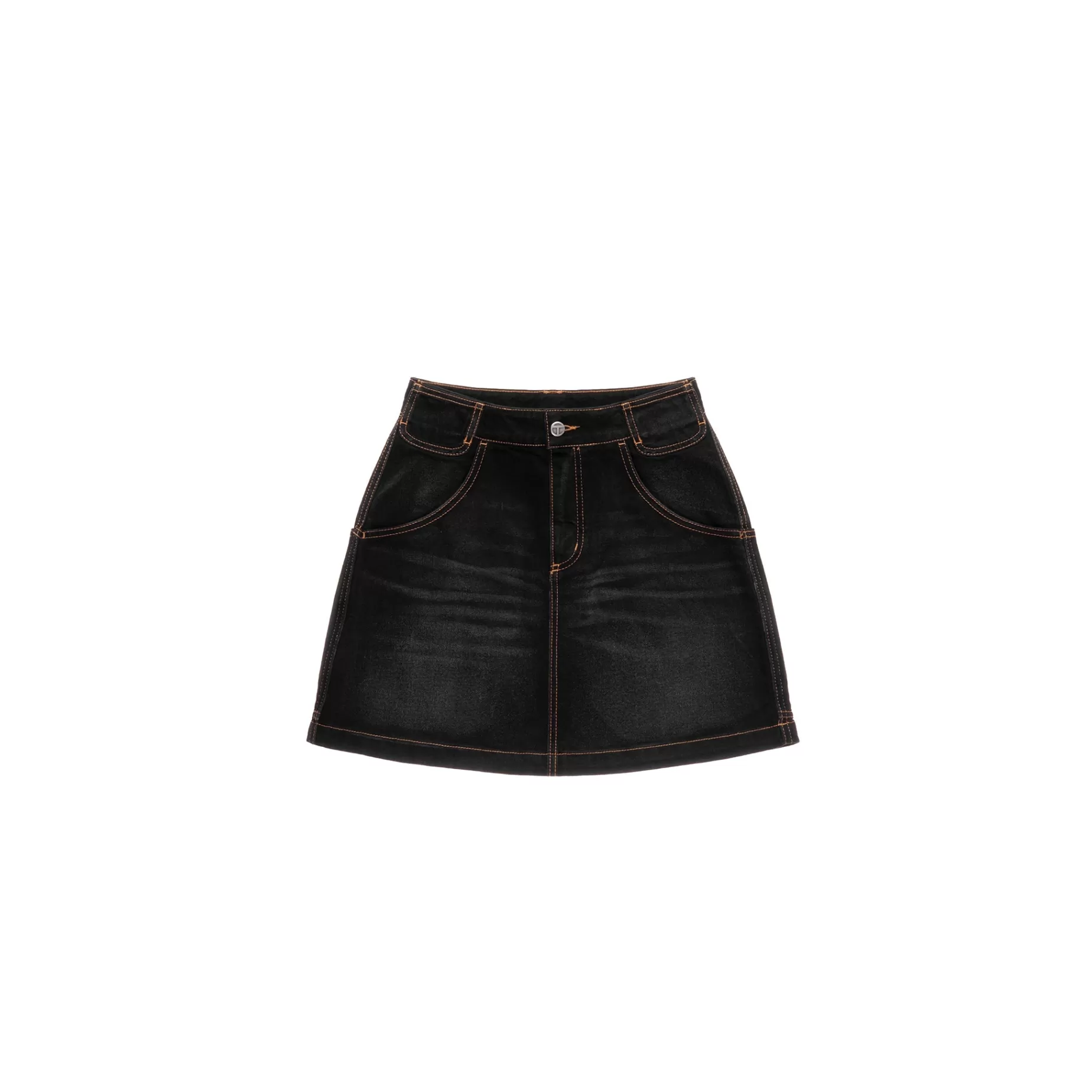 Short Jean Skirt - Black^Telfar Outlet