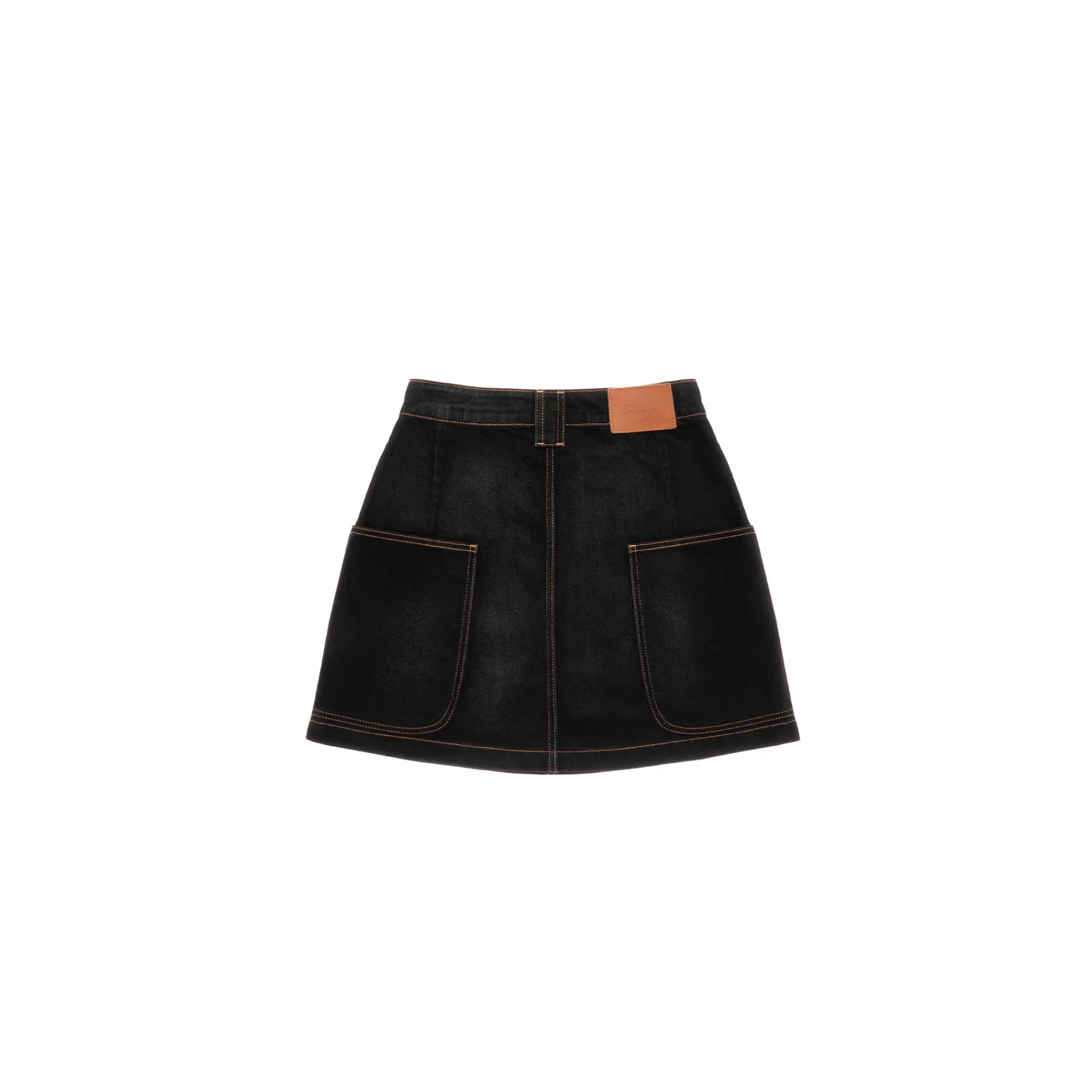 Short Jean Skirt - Black^Telfar Outlet