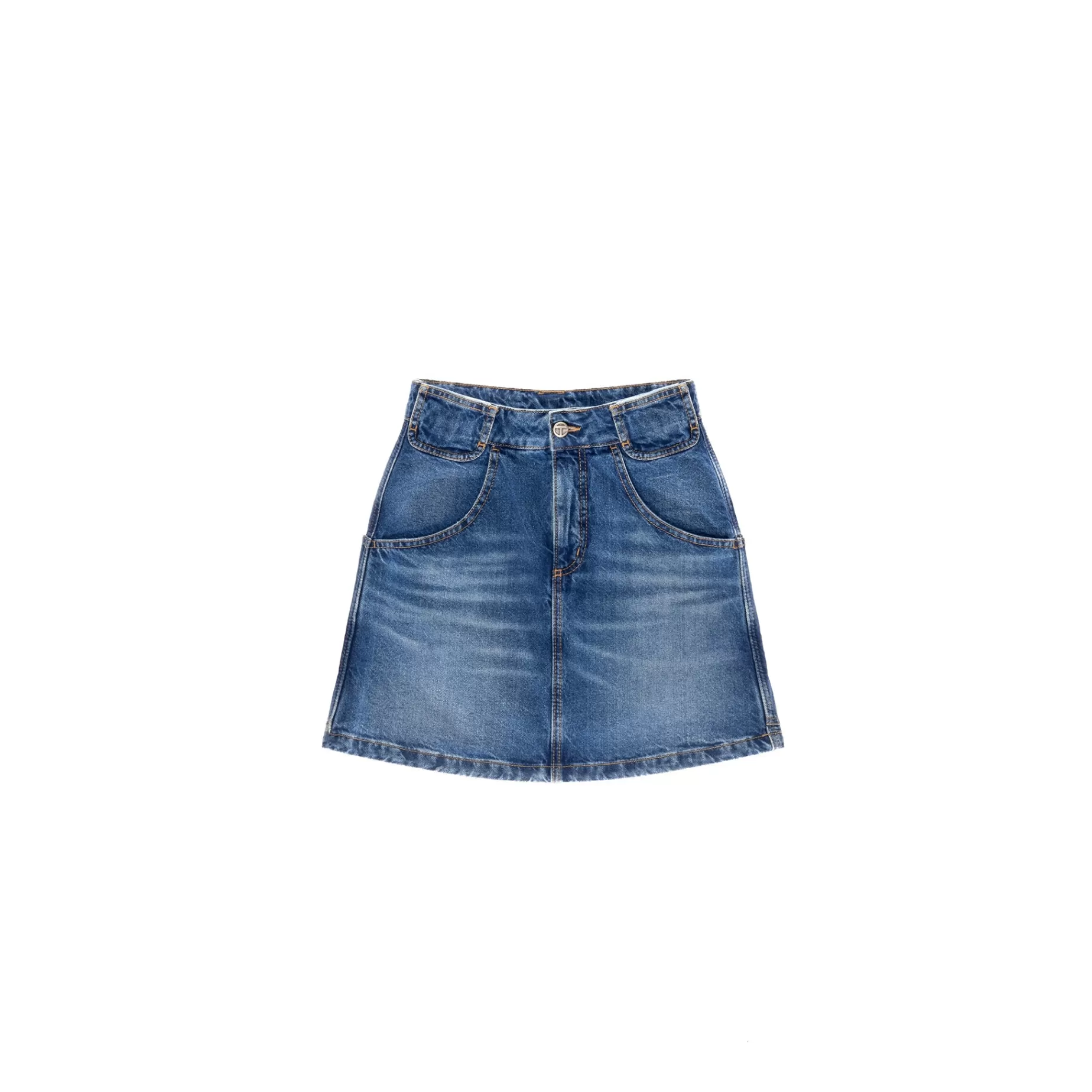 Short Jean Skirt - Blue^Telfar Flash Sale