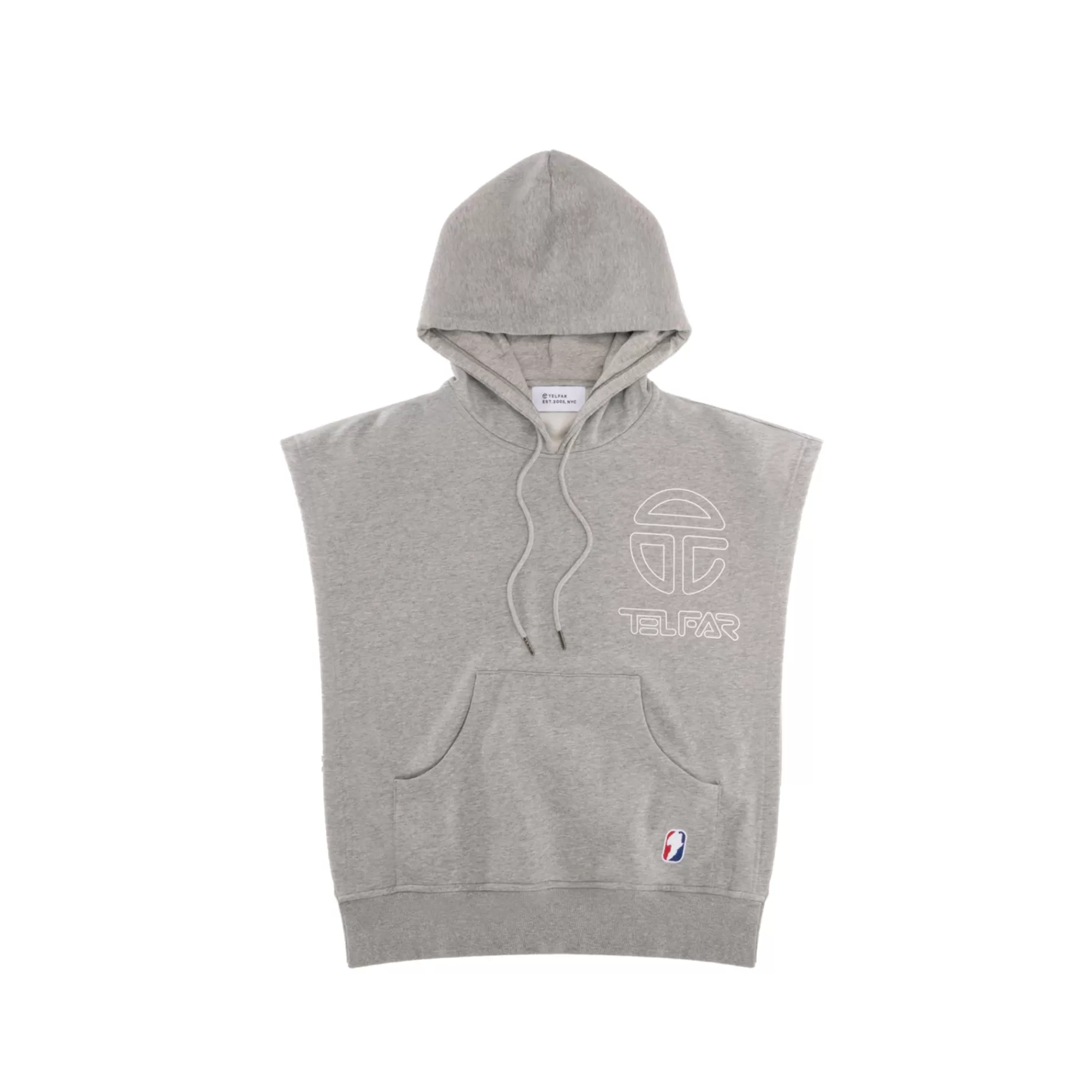 Sideless Hoodie - Heather Grey^Telfar New