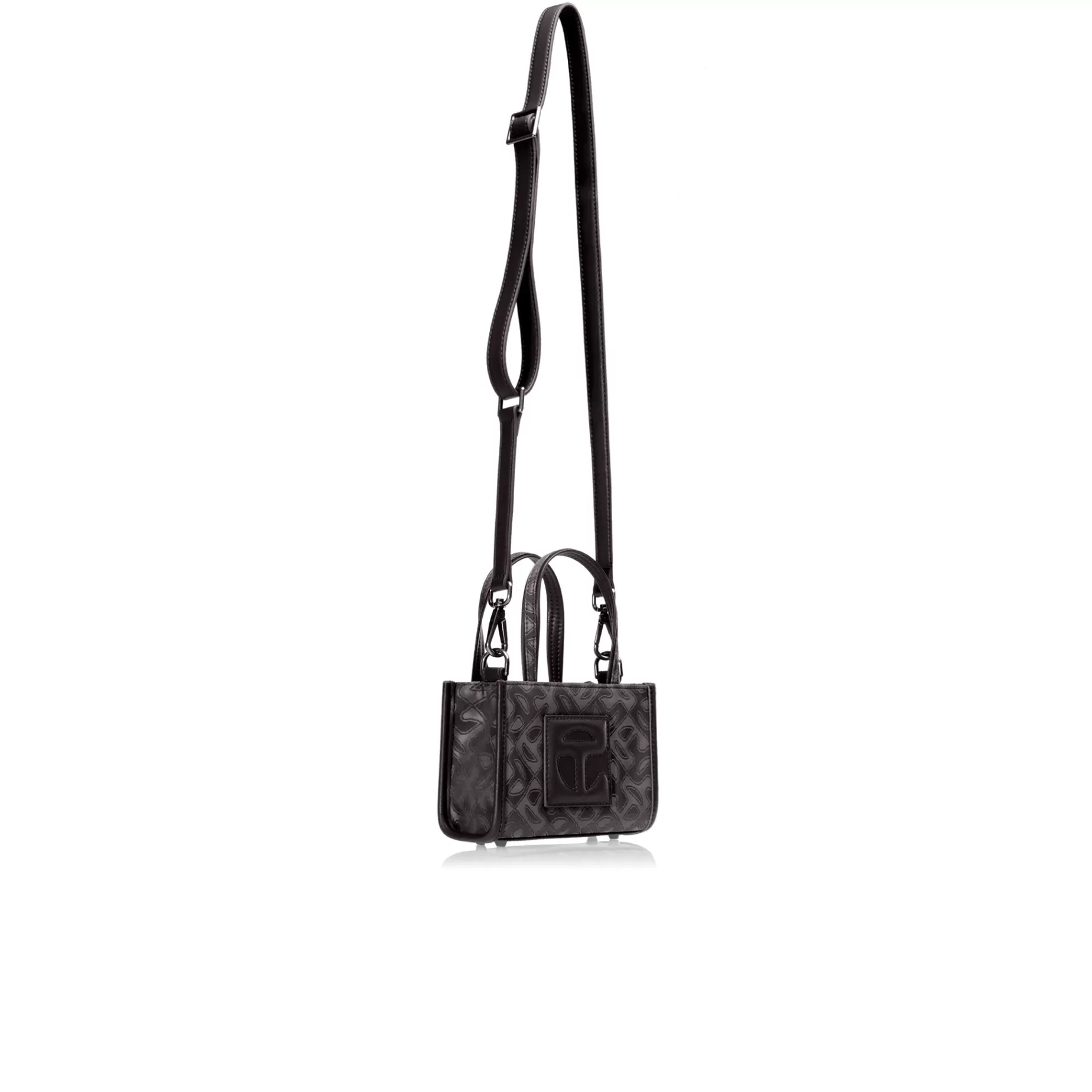 Small Jacquard Shopper - Black Monogram^Telfar Clearance