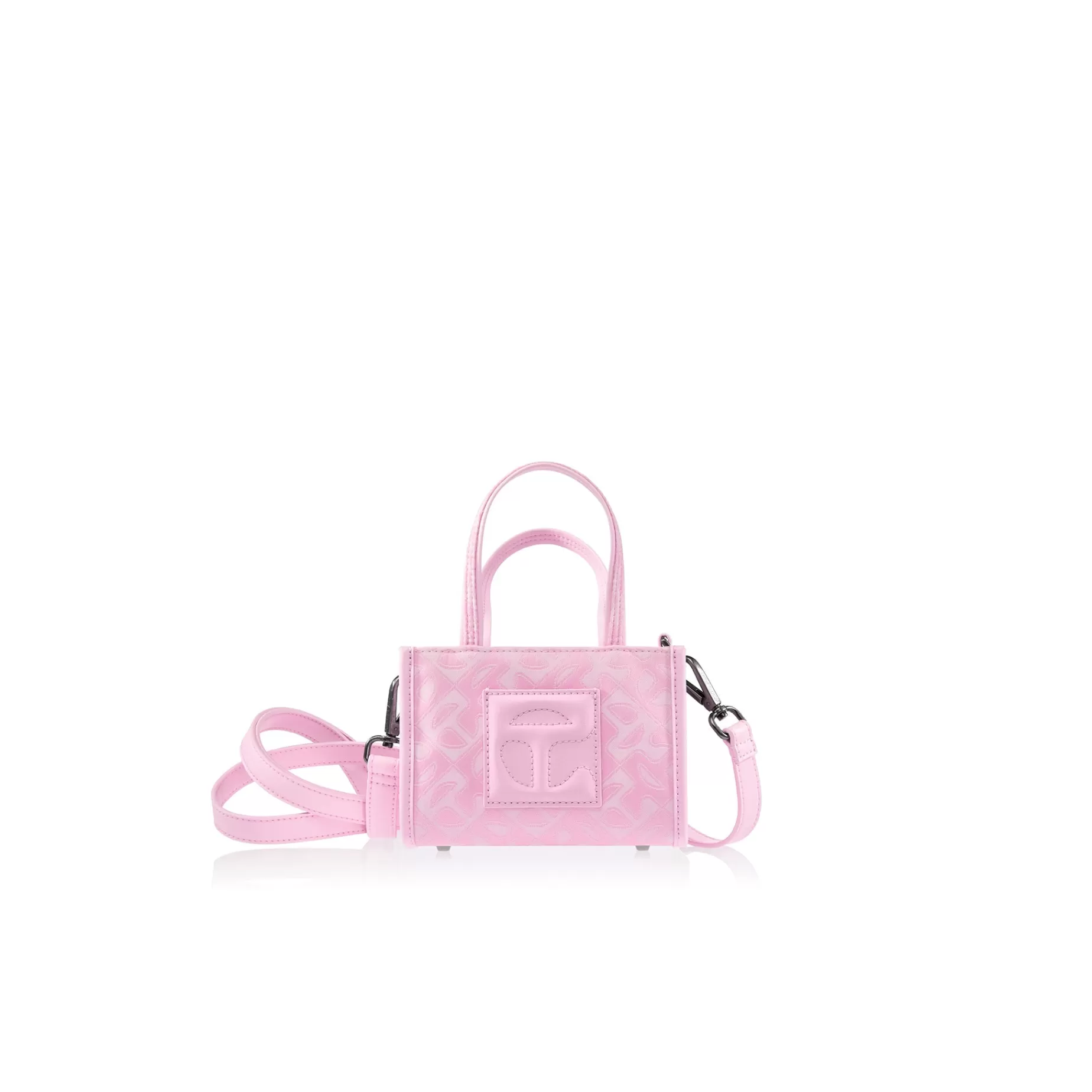 Small Jacquard Shopper - Bubblegum Monogram^Telfar Store