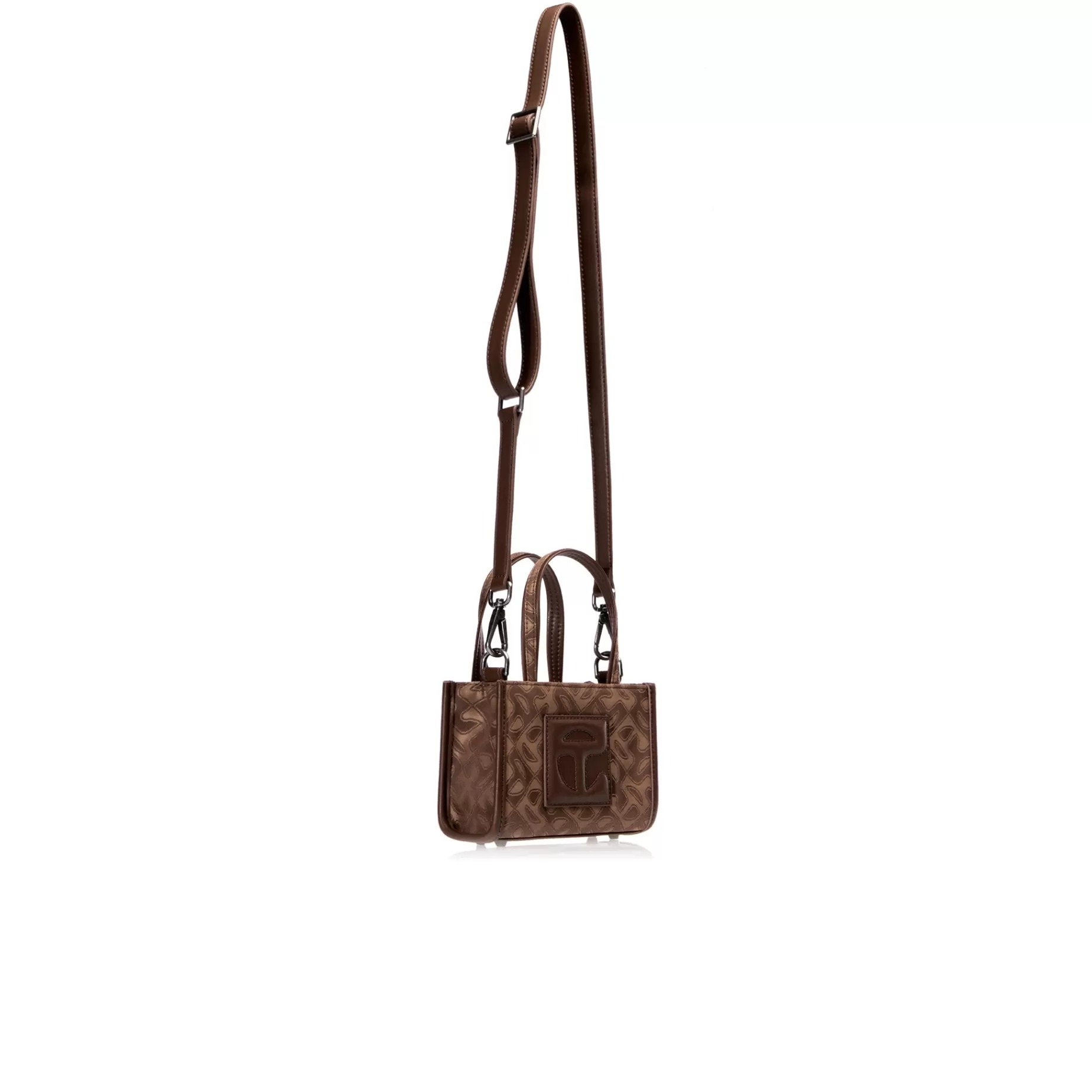 Small Jacquard Shopper - Chocolate Monogram^Telfar Store