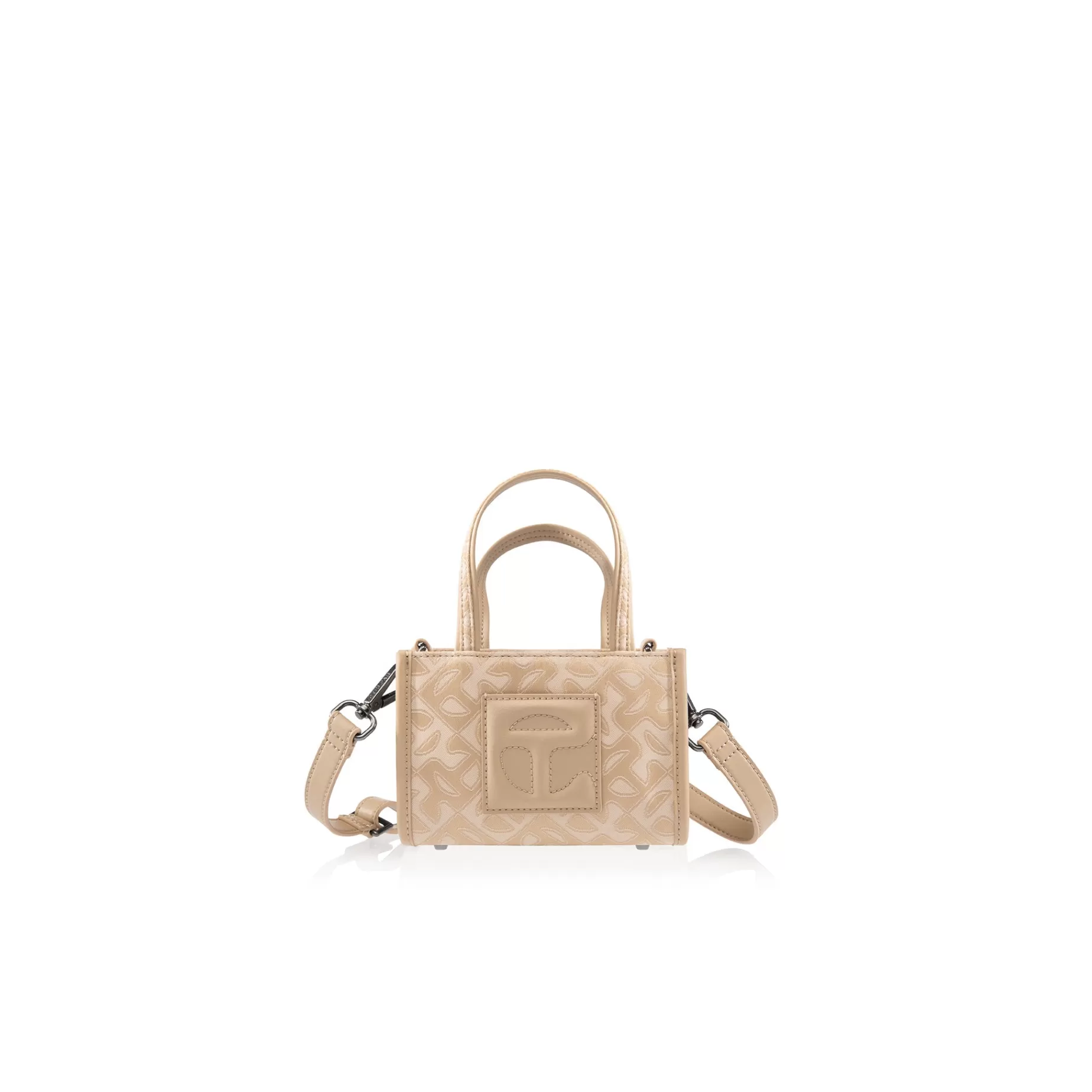 Small Jacquard Shopper - Cream Monogram^Telfar Hot