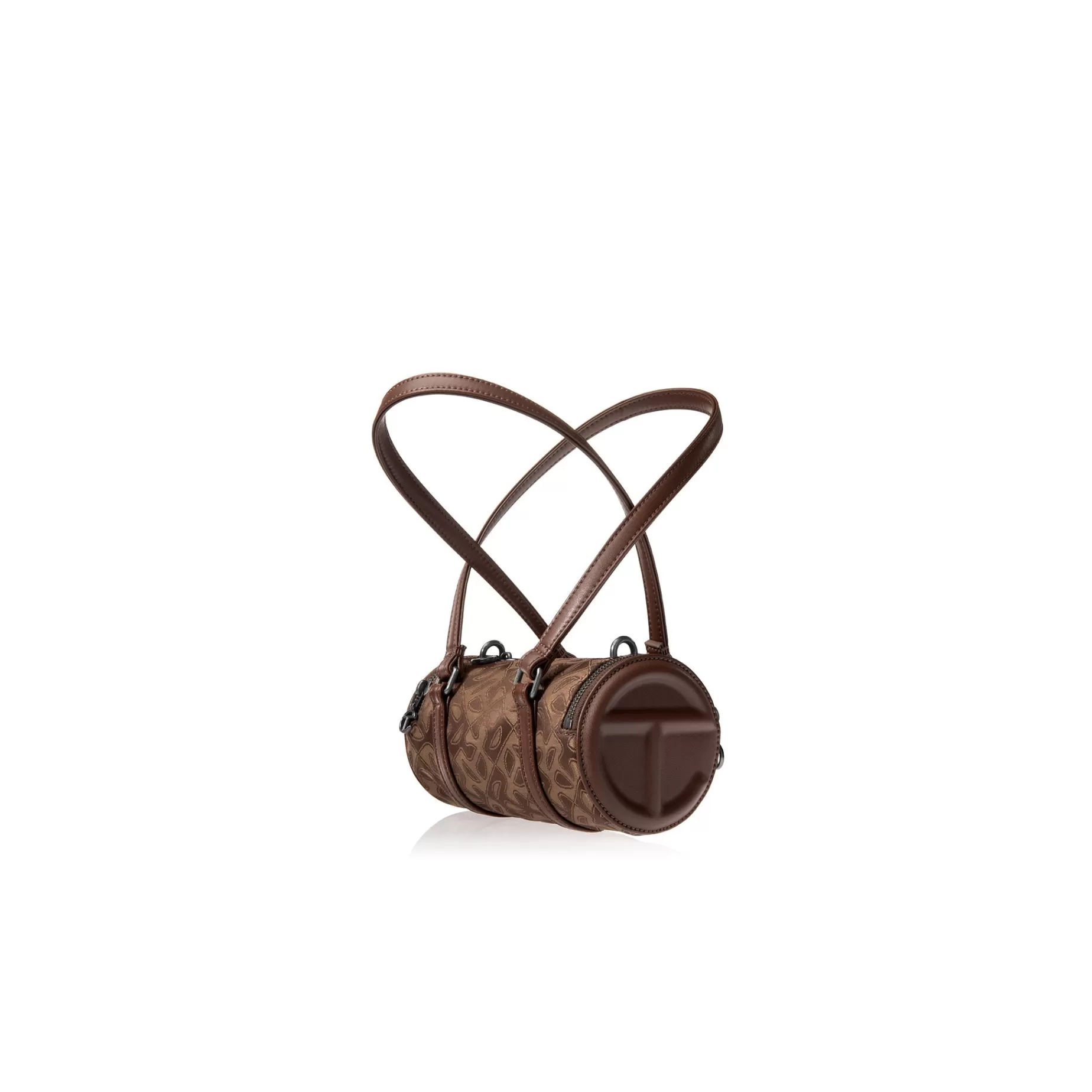 Small Jacquard Duffle - Chocolate Monogram^Telfar Sale