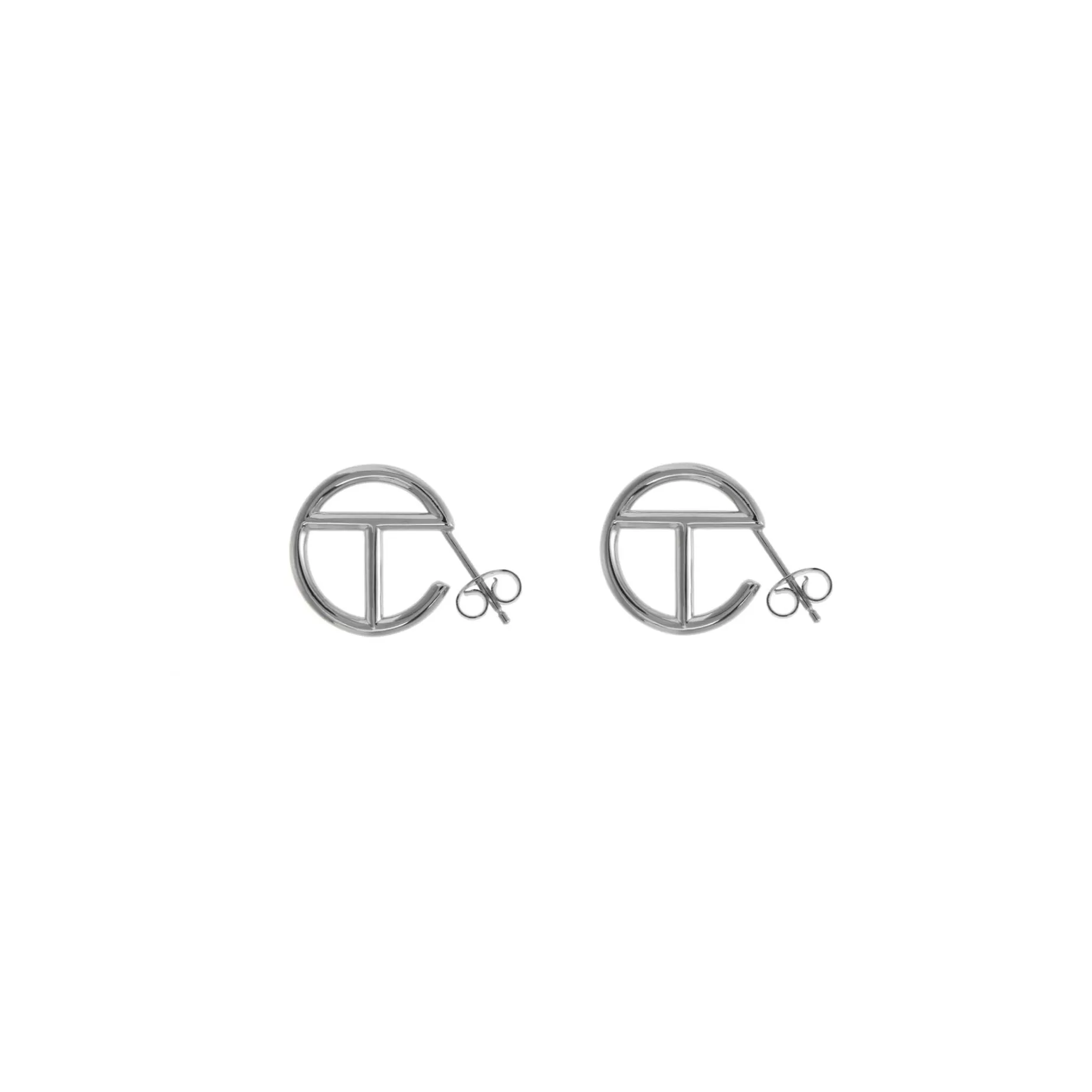 Small Logo Hoop Earring - ^Telfar Clearance